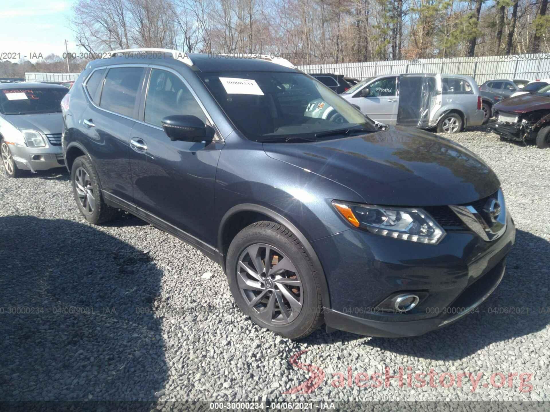 5N1AT2MV4GC831230 2016 NISSAN ROGUE