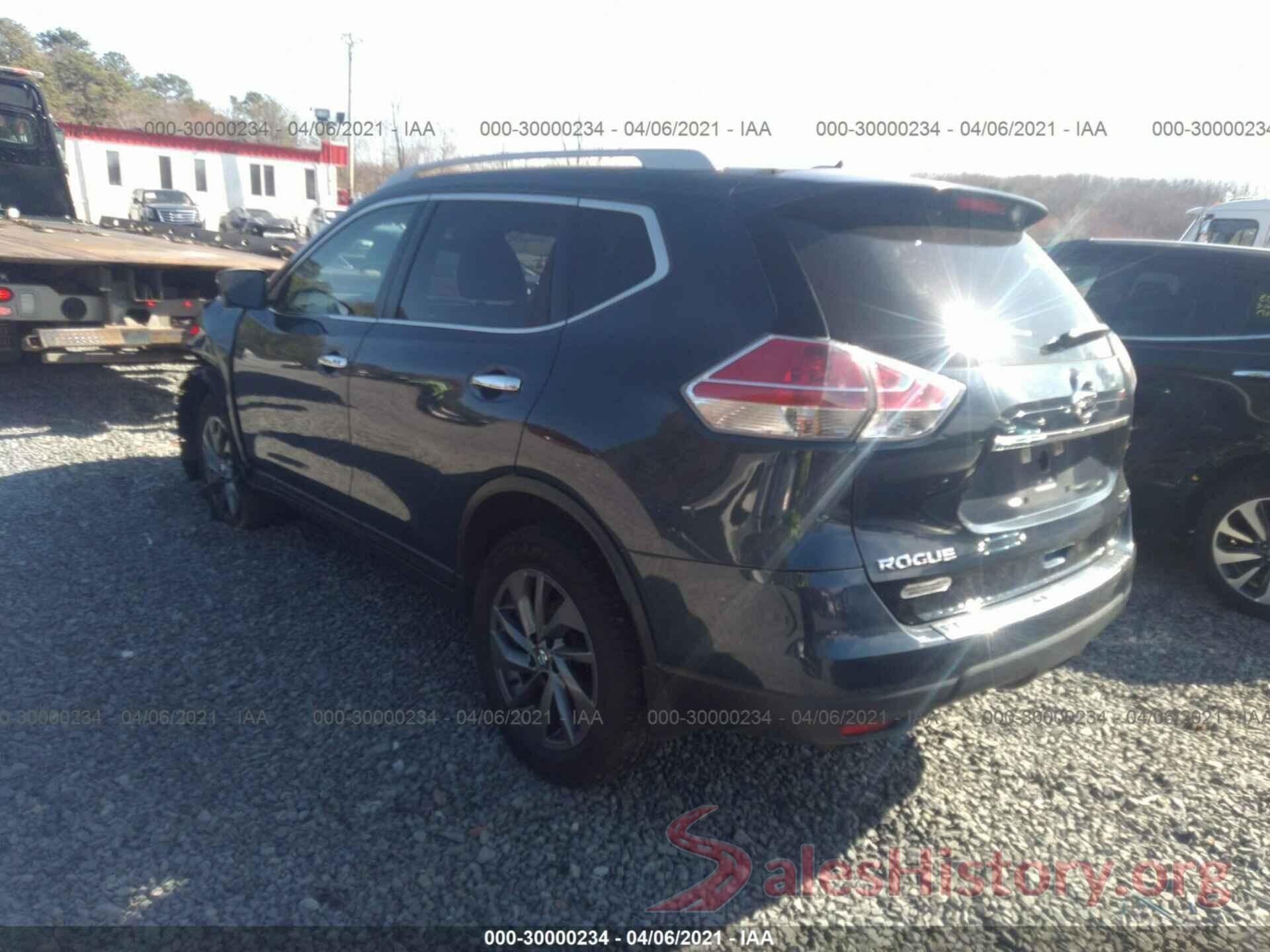 5N1AT2MV4GC831230 2016 NISSAN ROGUE