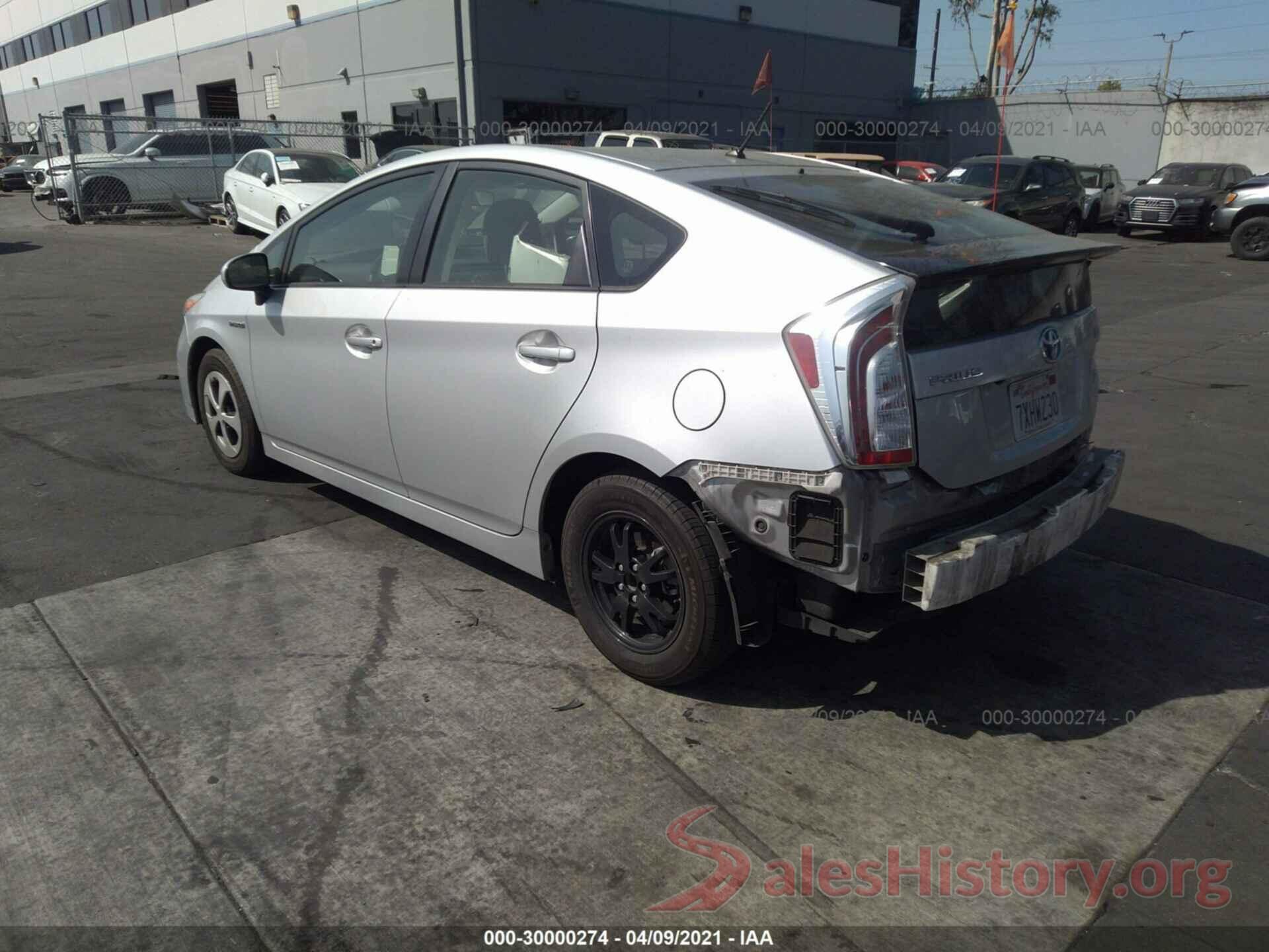 JTDKN3DU7F1937830 2015 TOYOTA PRIUS