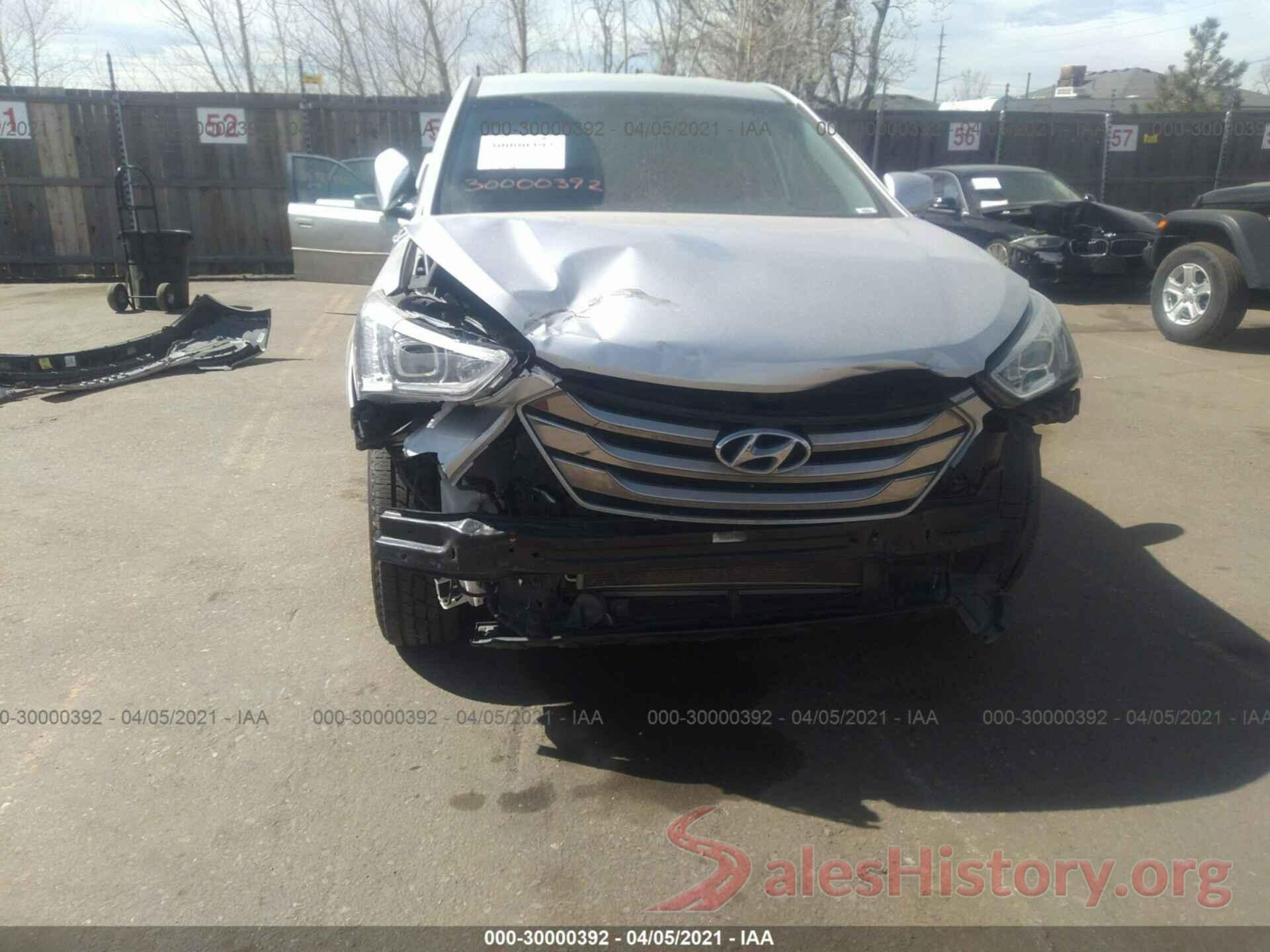 5XYZTDLB2GG350236 2016 HYUNDAI SANTA FE SPORT