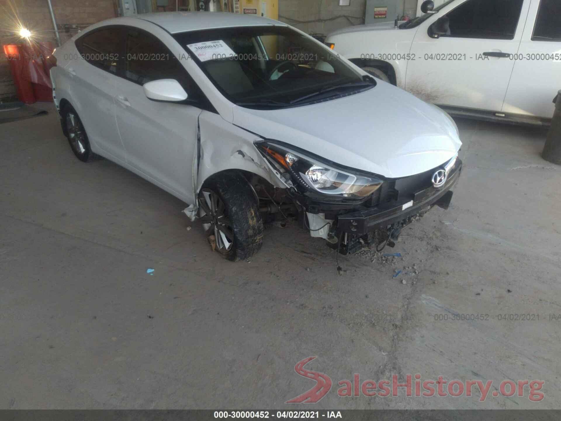 5NPDH4AE7GH684232 2016 HYUNDAI ELANTRA