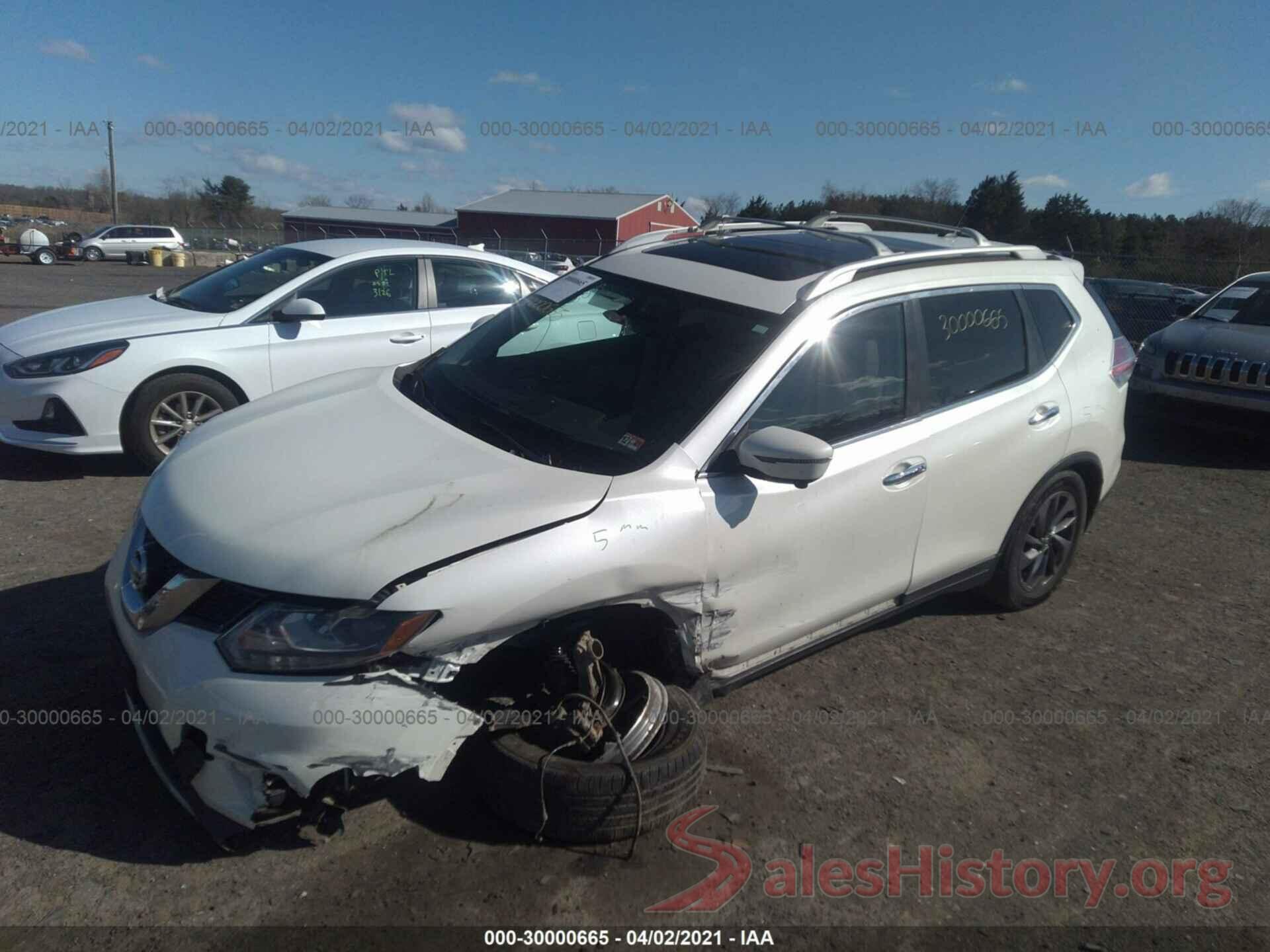 5N1AT2MVXGC811466 2016 NISSAN ROGUE