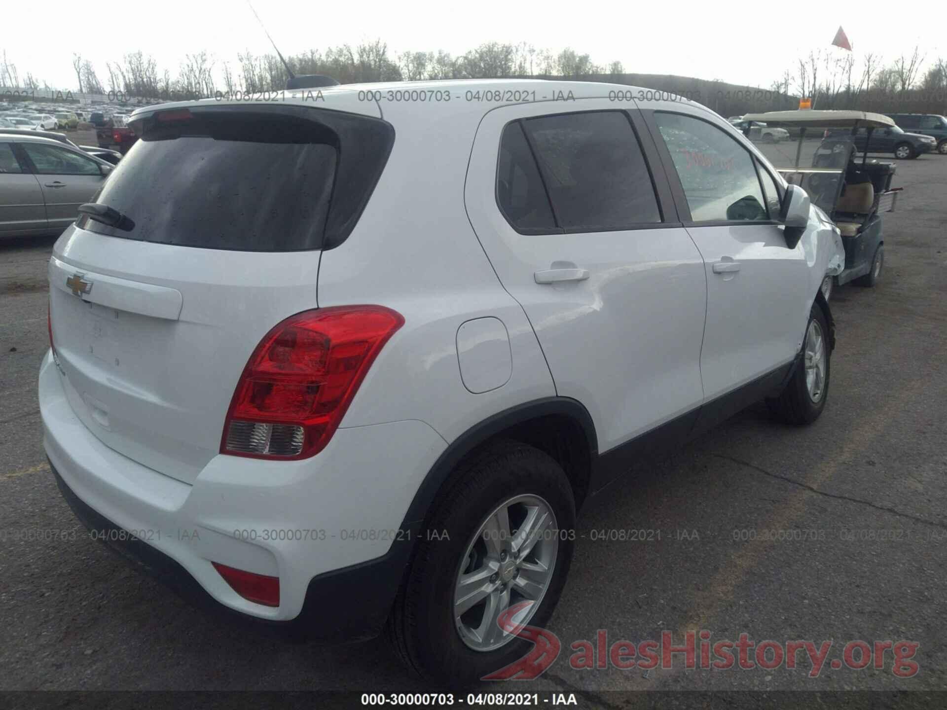 3GNCJNSB9LL183614 2020 CHEVROLET TRAX