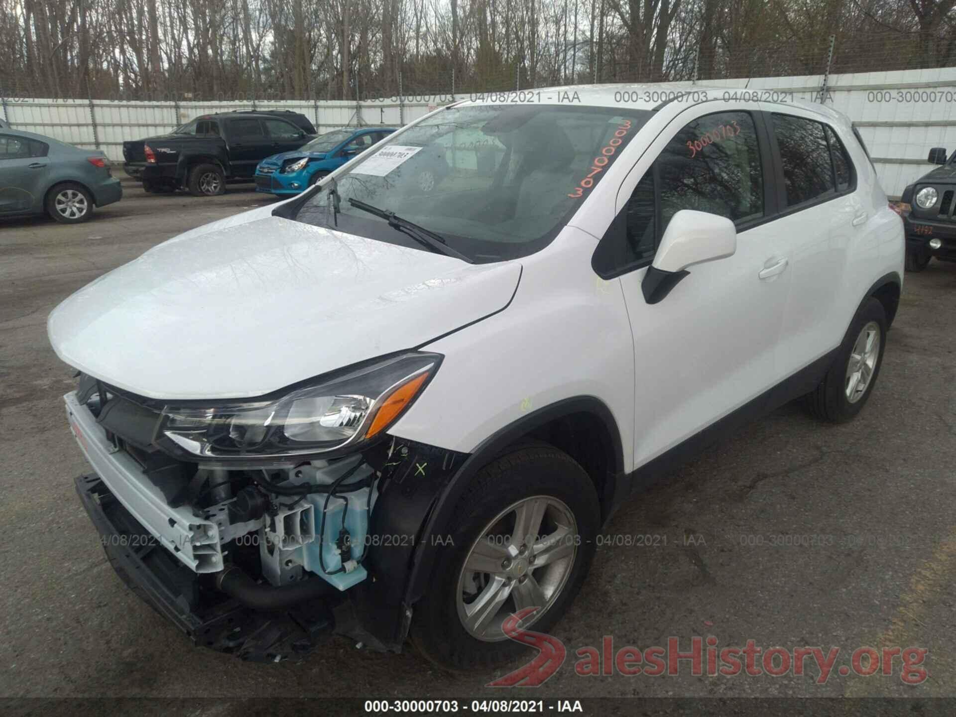 3GNCJNSB9LL183614 2020 CHEVROLET TRAX