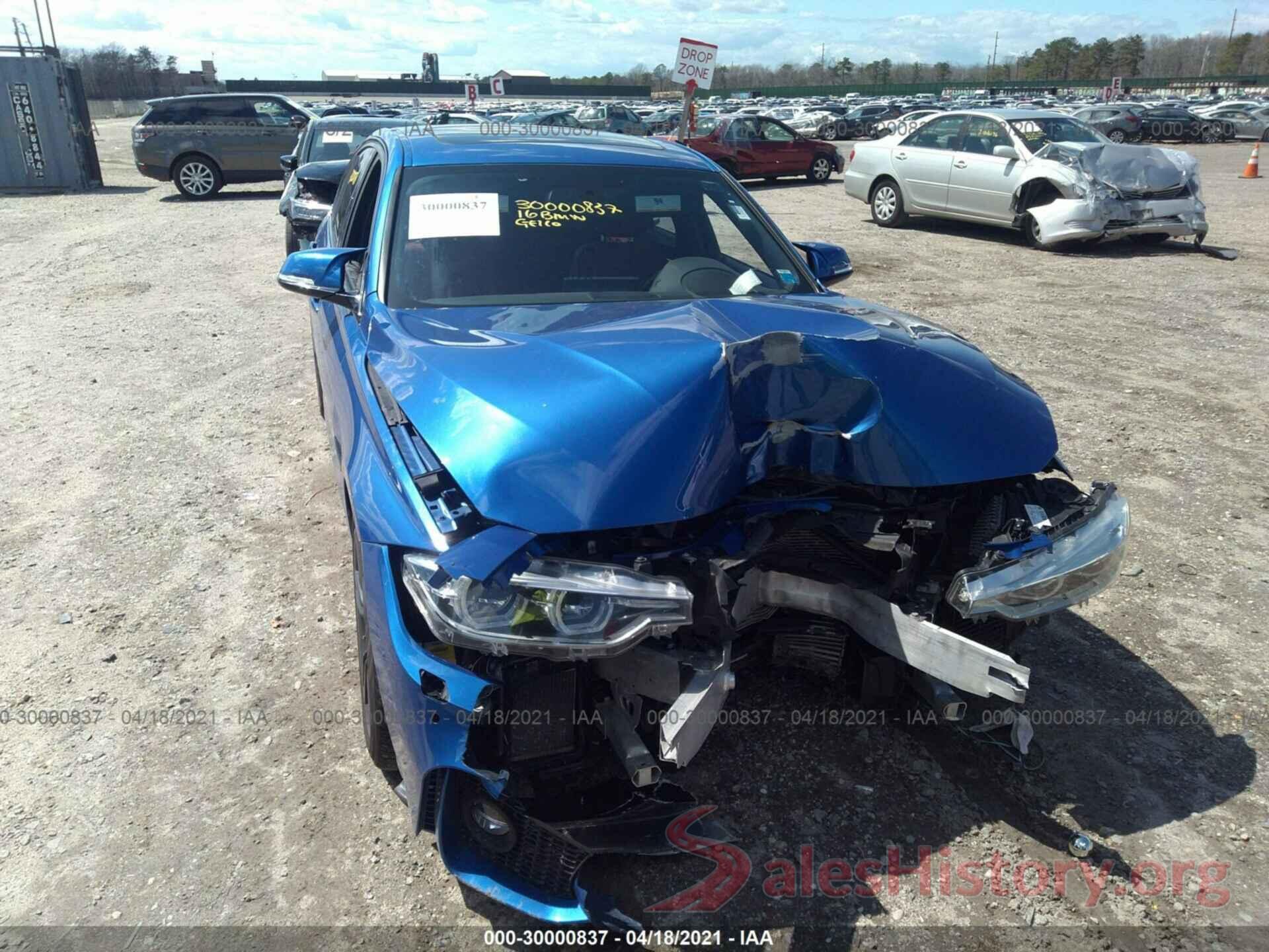 WBA8E3G53GNT77505 2016 BMW 3 SERIES