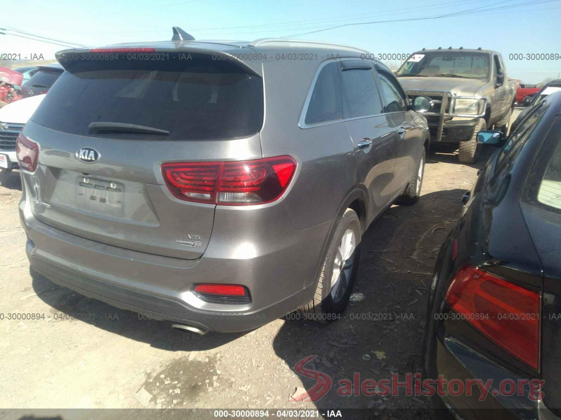 5XYPG4A54KG530349 2019 KIA SORENTO