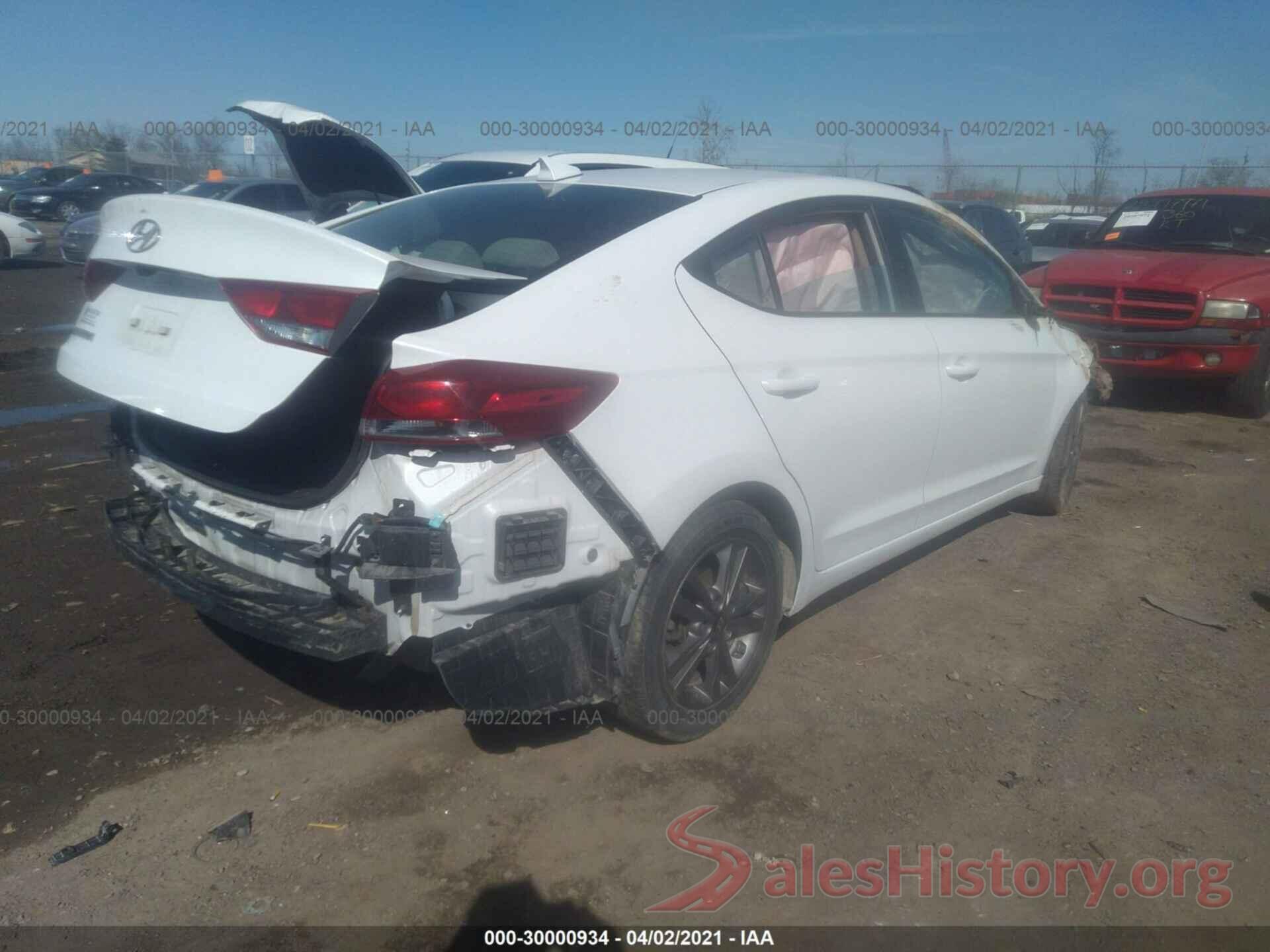 5NPD84LF3JH214311 2018 HYUNDAI ELANTRA