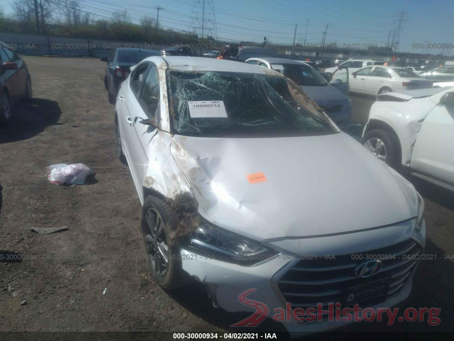 5NPD84LF3JH214311 2018 HYUNDAI ELANTRA