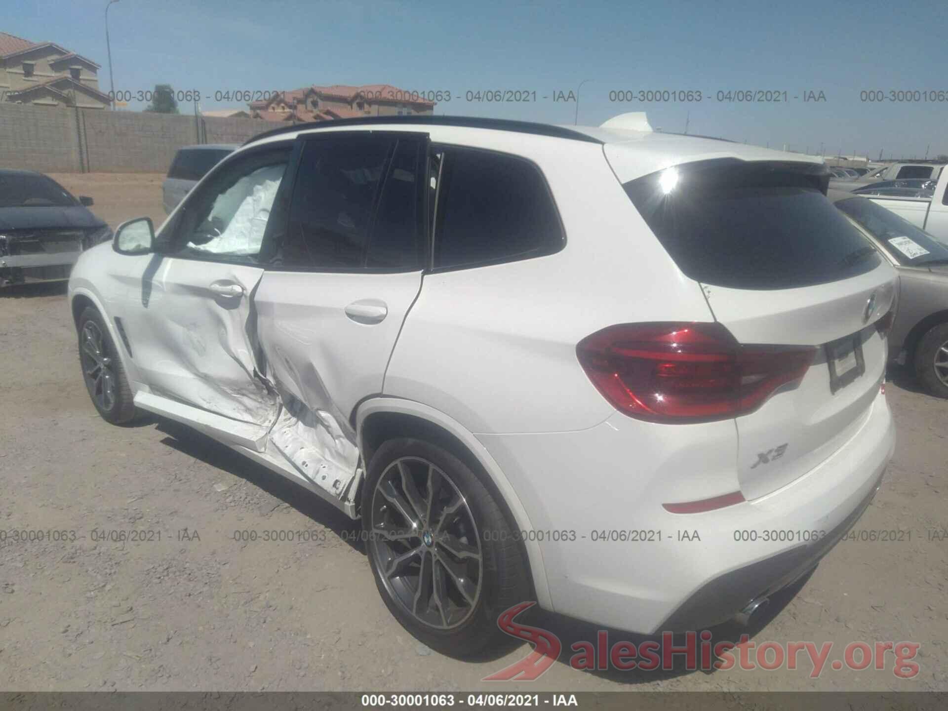 5UXTR7C50KLF27431 2019 BMW X3