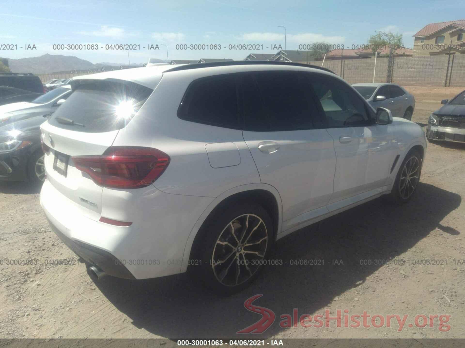 5UXTR7C50KLF27431 2019 BMW X3