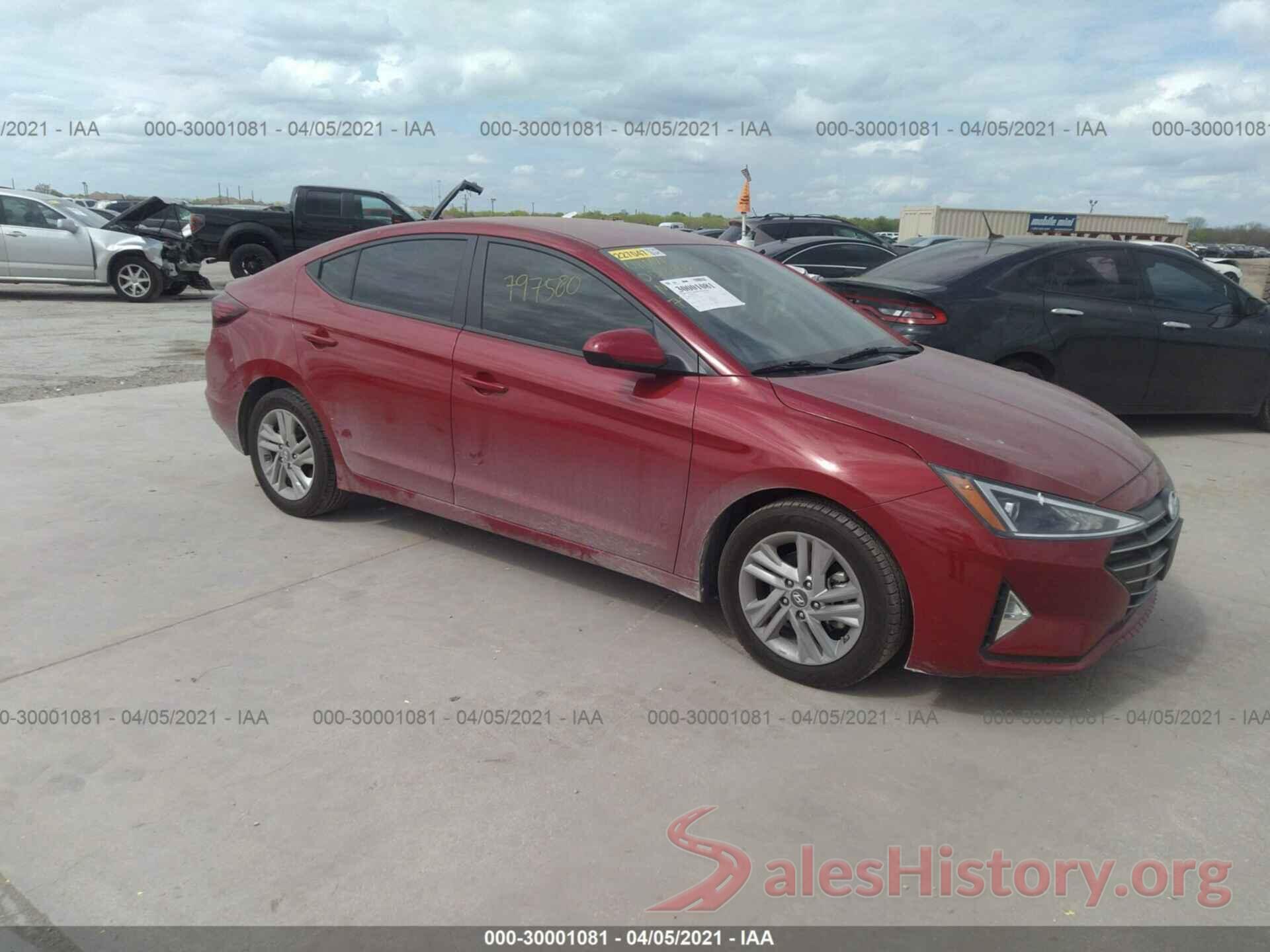 KMHD84LF3KU797580 2019 HYUNDAI ELANTRA