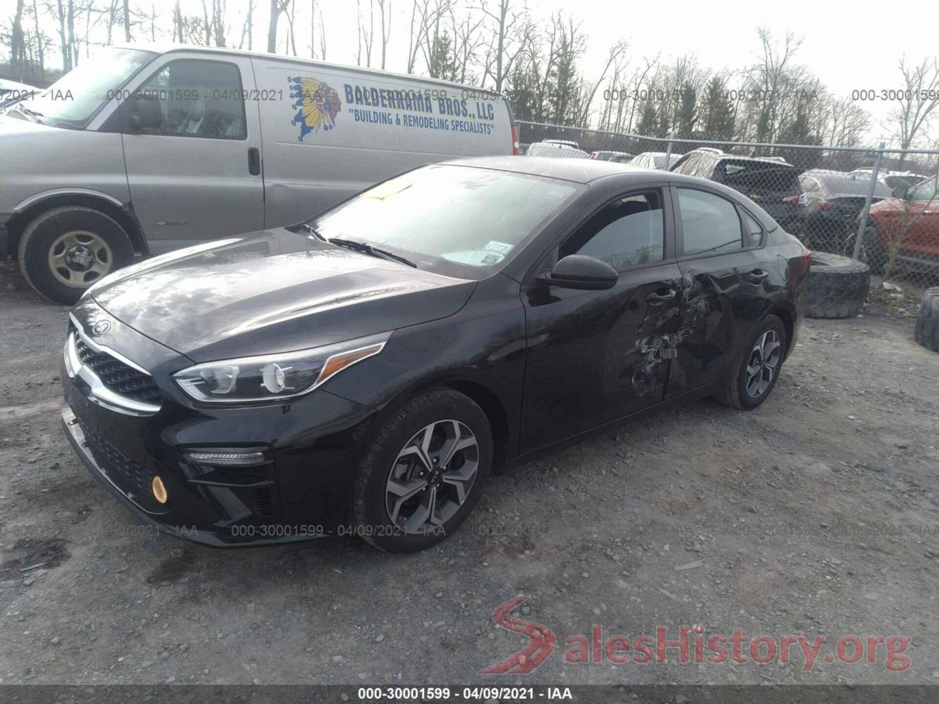 3KPF24AD4LE205409 2020 KIA FORTE