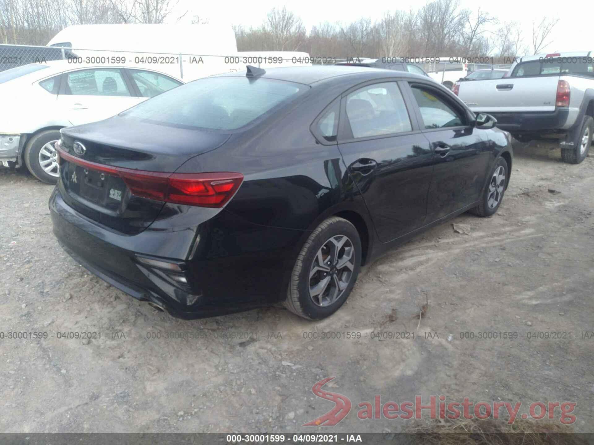 3KPF24AD4LE205409 2020 KIA FORTE