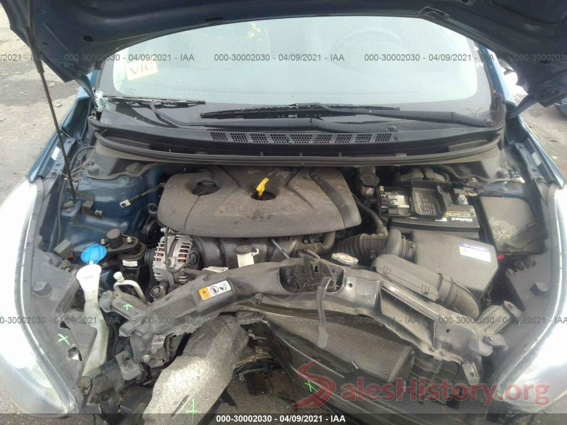 KMHDH4AE5GU490137 2016 HYUNDAI ELANTRA