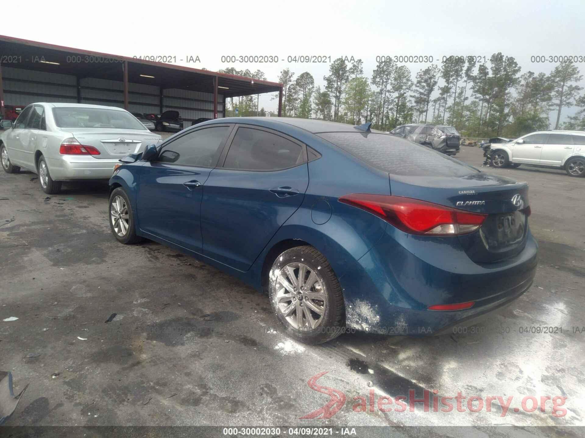 KMHDH4AE5GU490137 2016 HYUNDAI ELANTRA