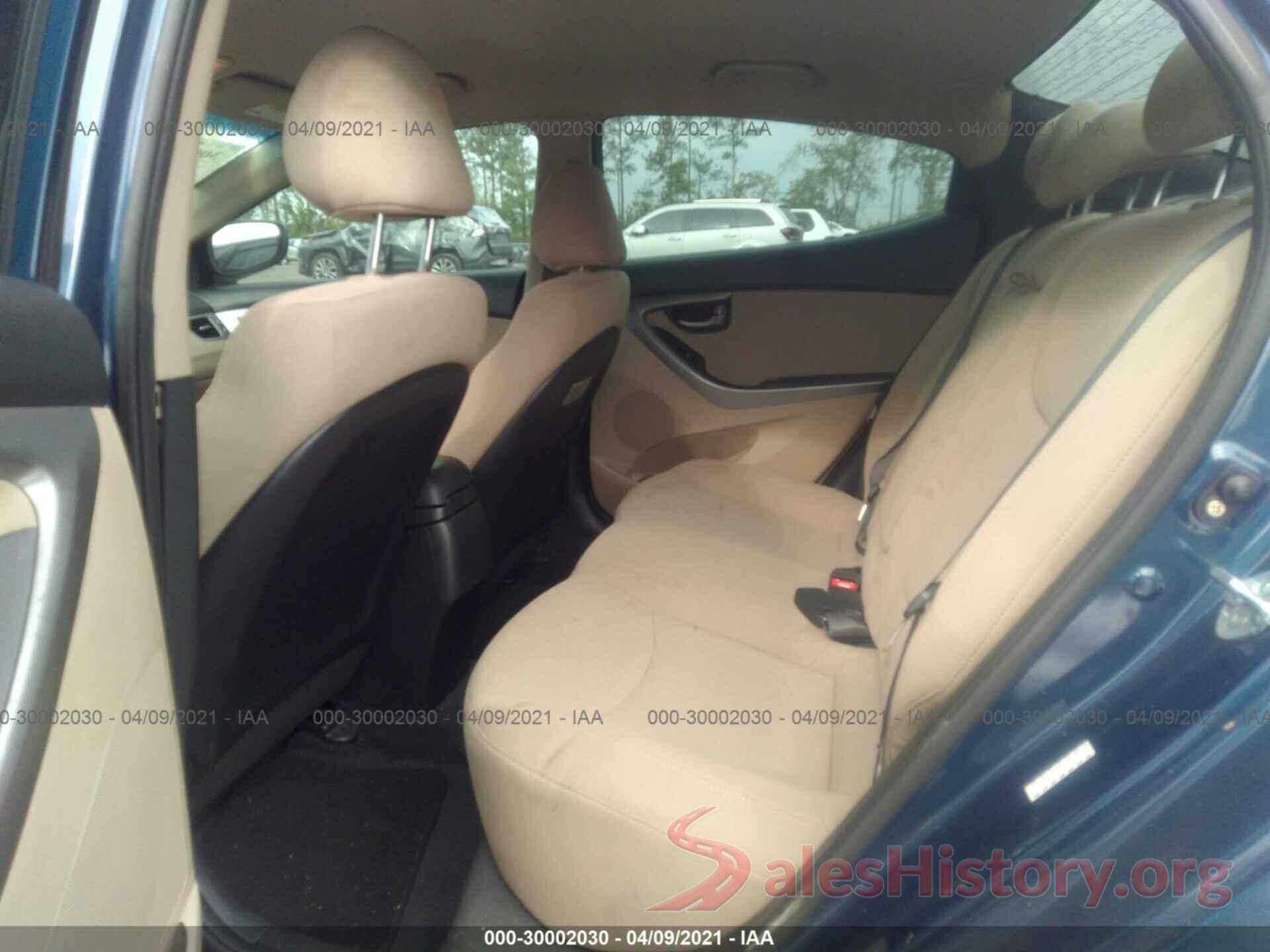 KMHDH4AE5GU490137 2016 HYUNDAI ELANTRA