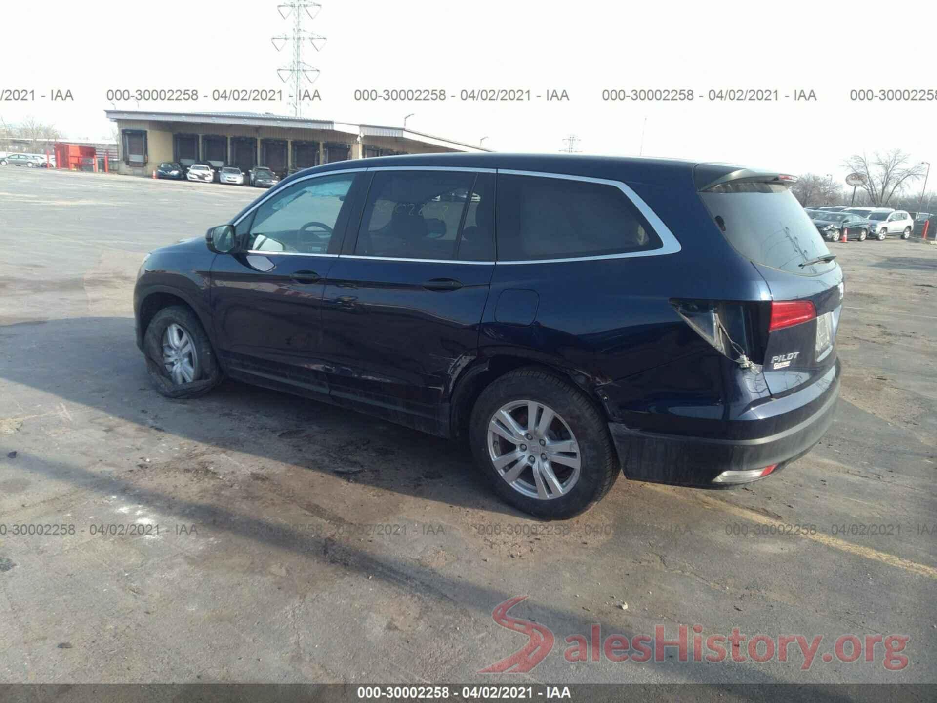 5FNYF6H17JB071202 2018 HONDA PILOT