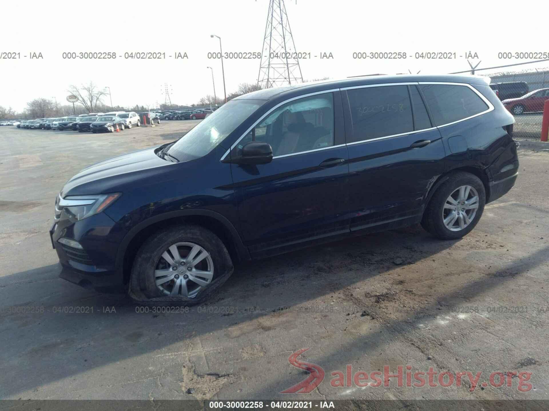 5FNYF6H17JB071202 2018 HONDA PILOT