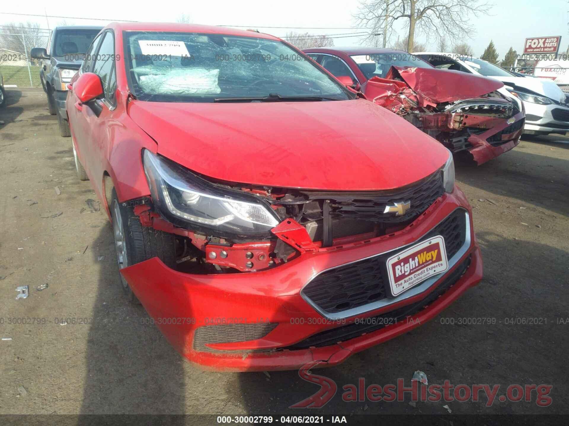 3G1BE6SM9JS638425 2018 CHEVROLET CRUZE