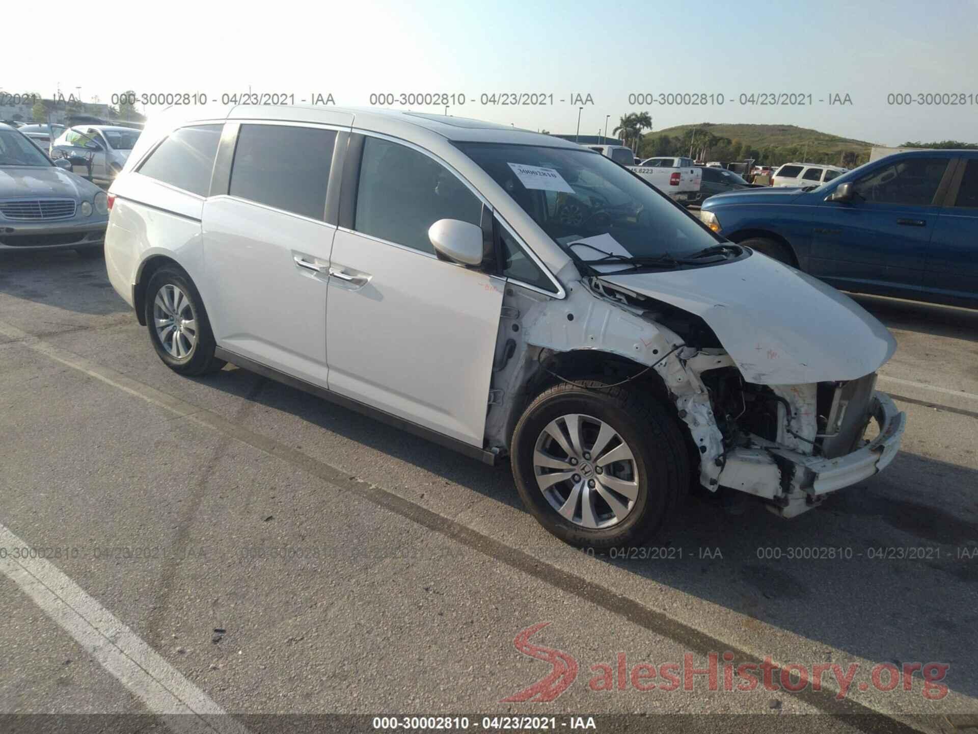 5FNRL5H65HB015448 2017 HONDA ODYSSEY