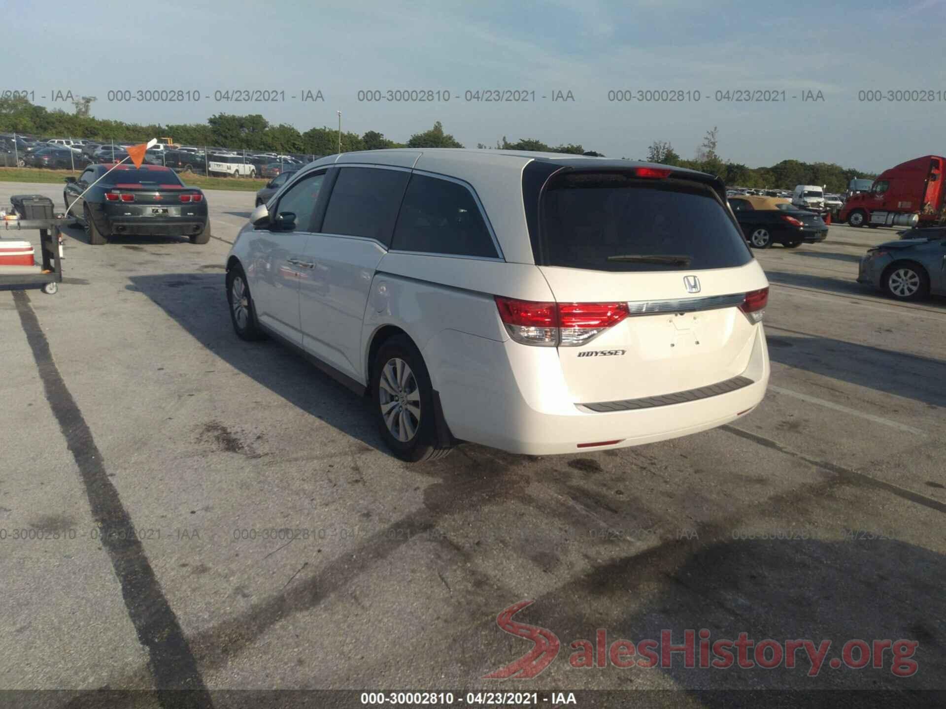 5FNRL5H65HB015448 2017 HONDA ODYSSEY