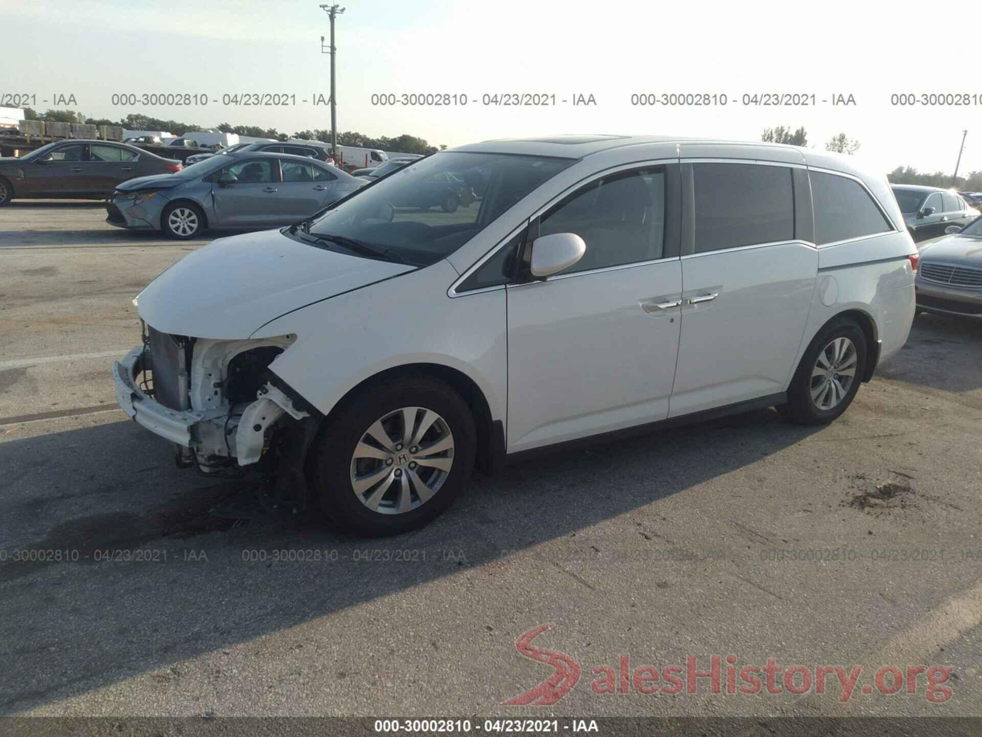 5FNRL5H65HB015448 2017 HONDA ODYSSEY