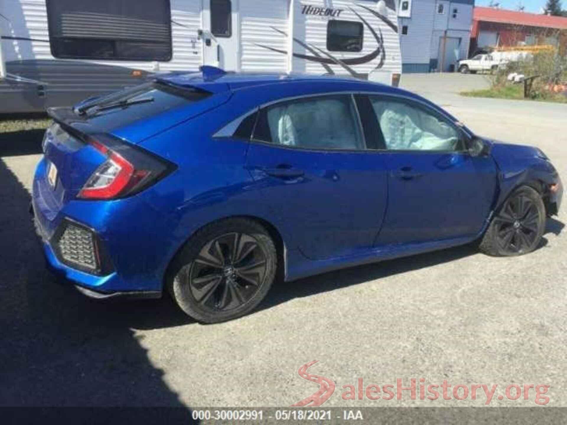 SHHFK7H54HU405013 2017 HONDA CIVIC HATCHBACK