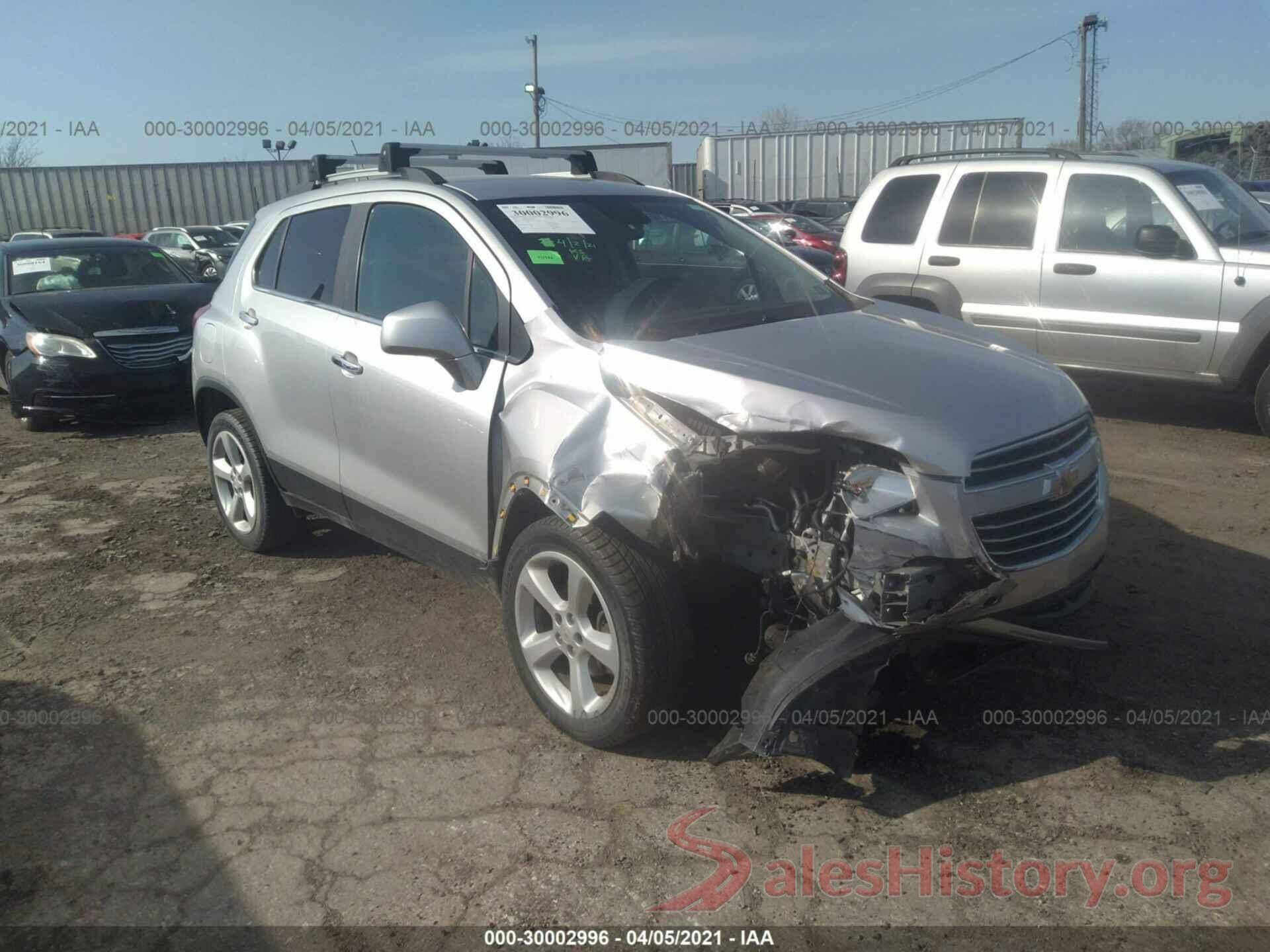 KL7CJRSB0GB511393 2016 CHEVROLET TRAX