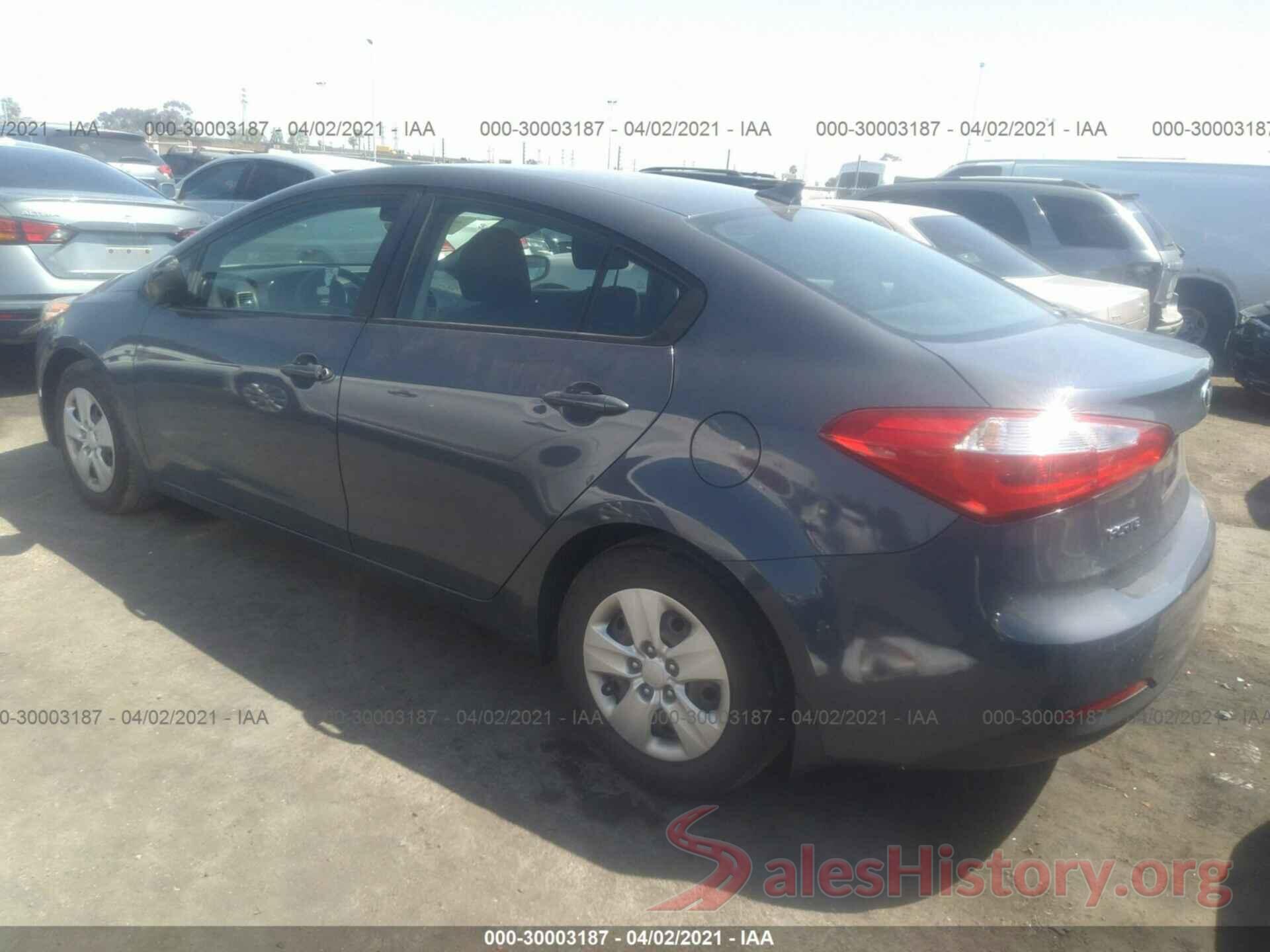 KNAFK4A63G5549894 2016 KIA FORTE