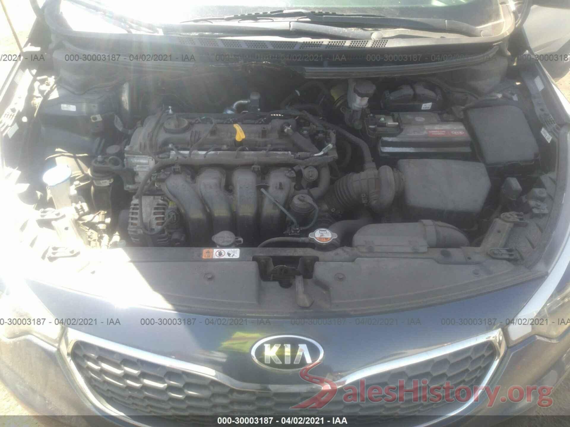 KNAFK4A63G5549894 2016 KIA FORTE