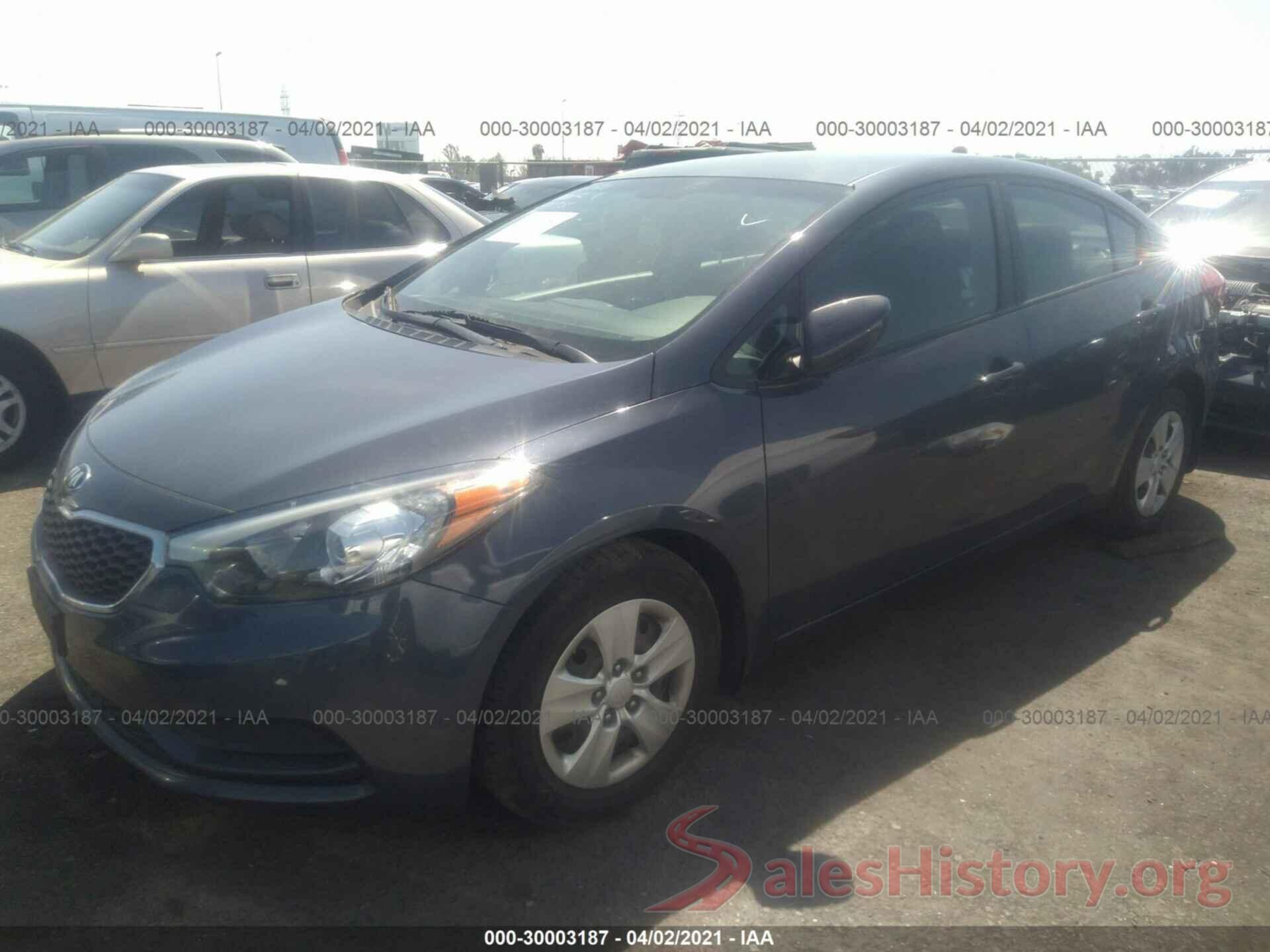 KNAFK4A63G5549894 2016 KIA FORTE