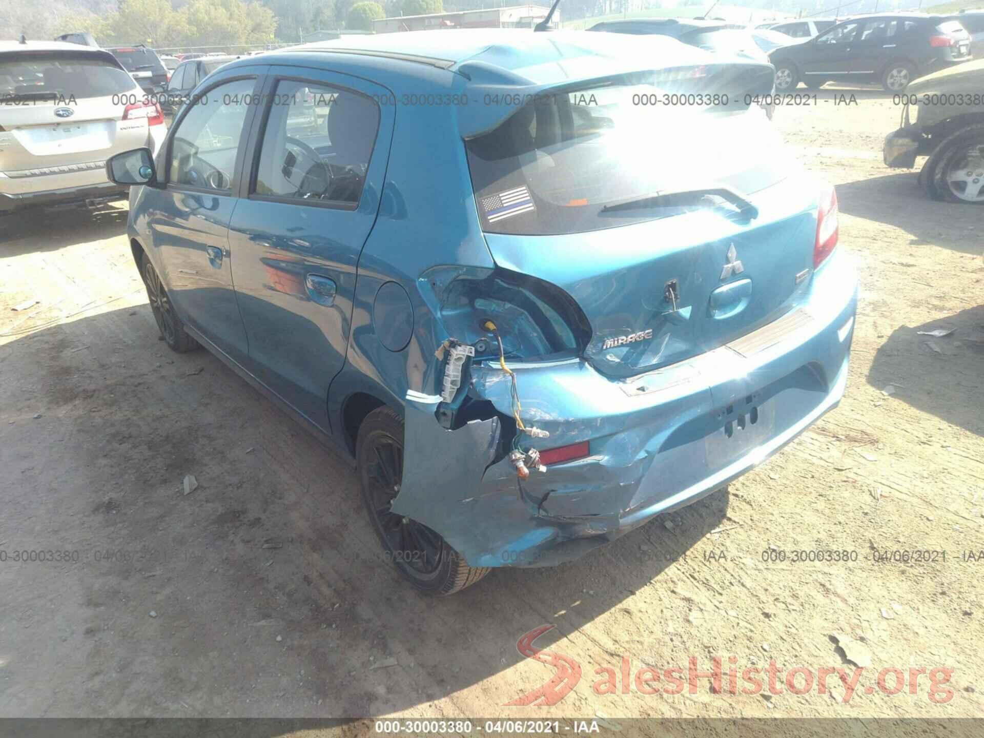 ML32A5HJ7LH001557 2020 MITSUBISHI MIRAGE