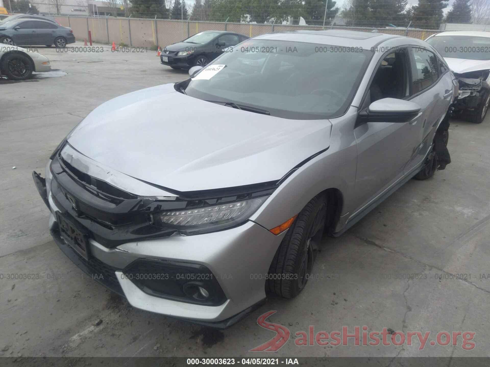 SHHFK7H98HU416180 2017 HONDA CIVIC HATCHBACK