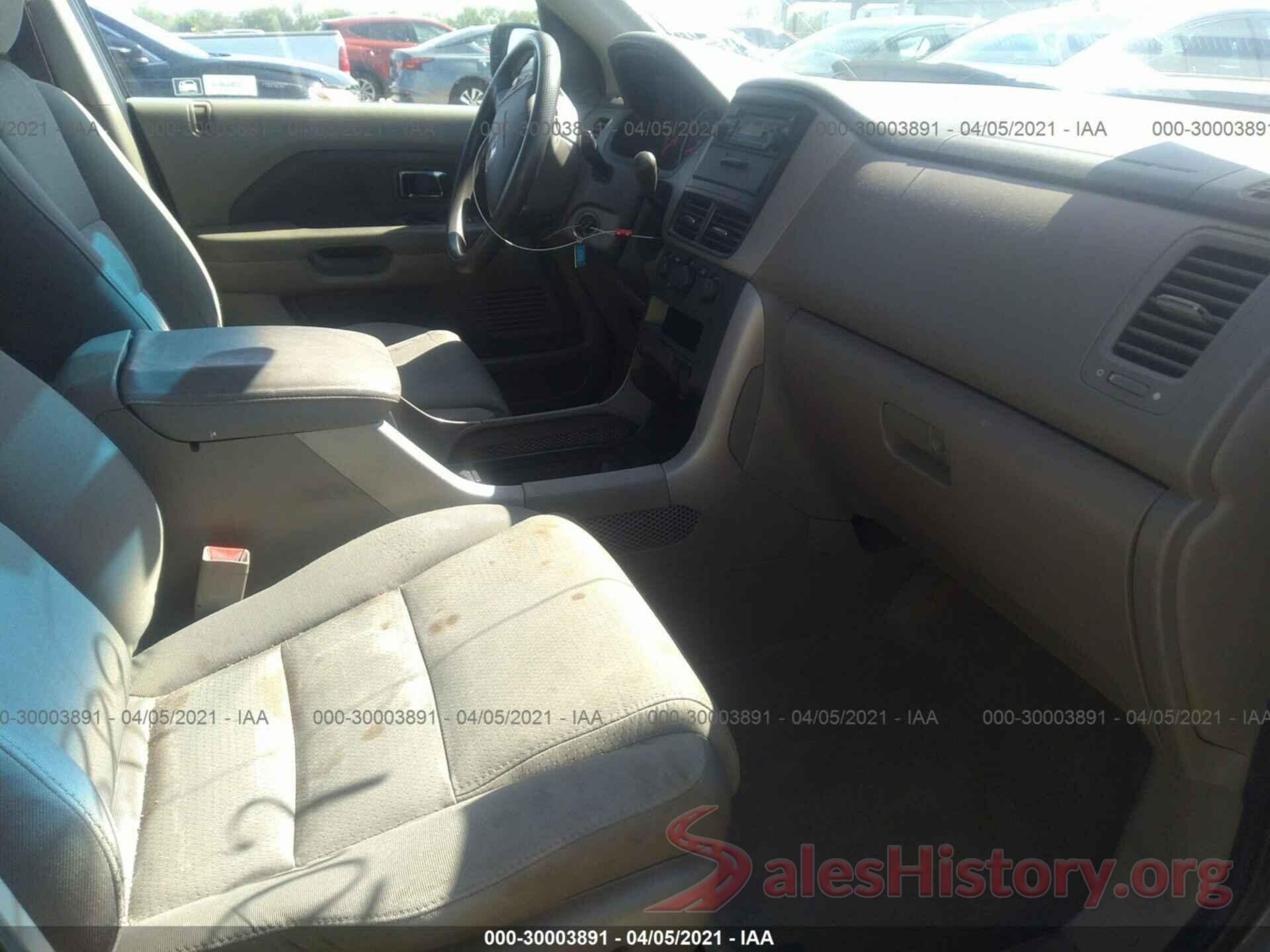 5NPE24AF7KH797993 2007 HONDA PILOT