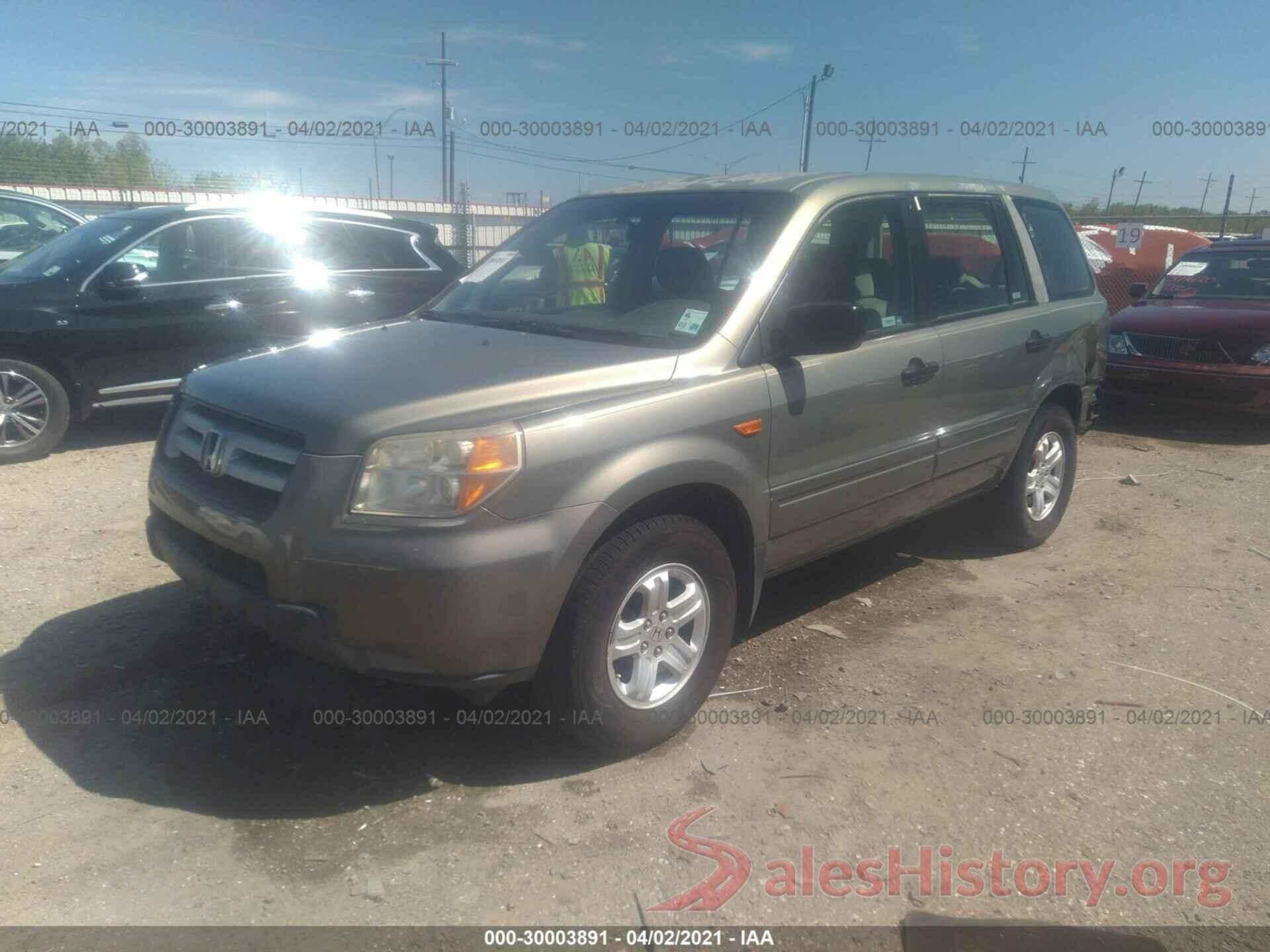 5NPE24AF7KH797993 2007 HONDA PILOT