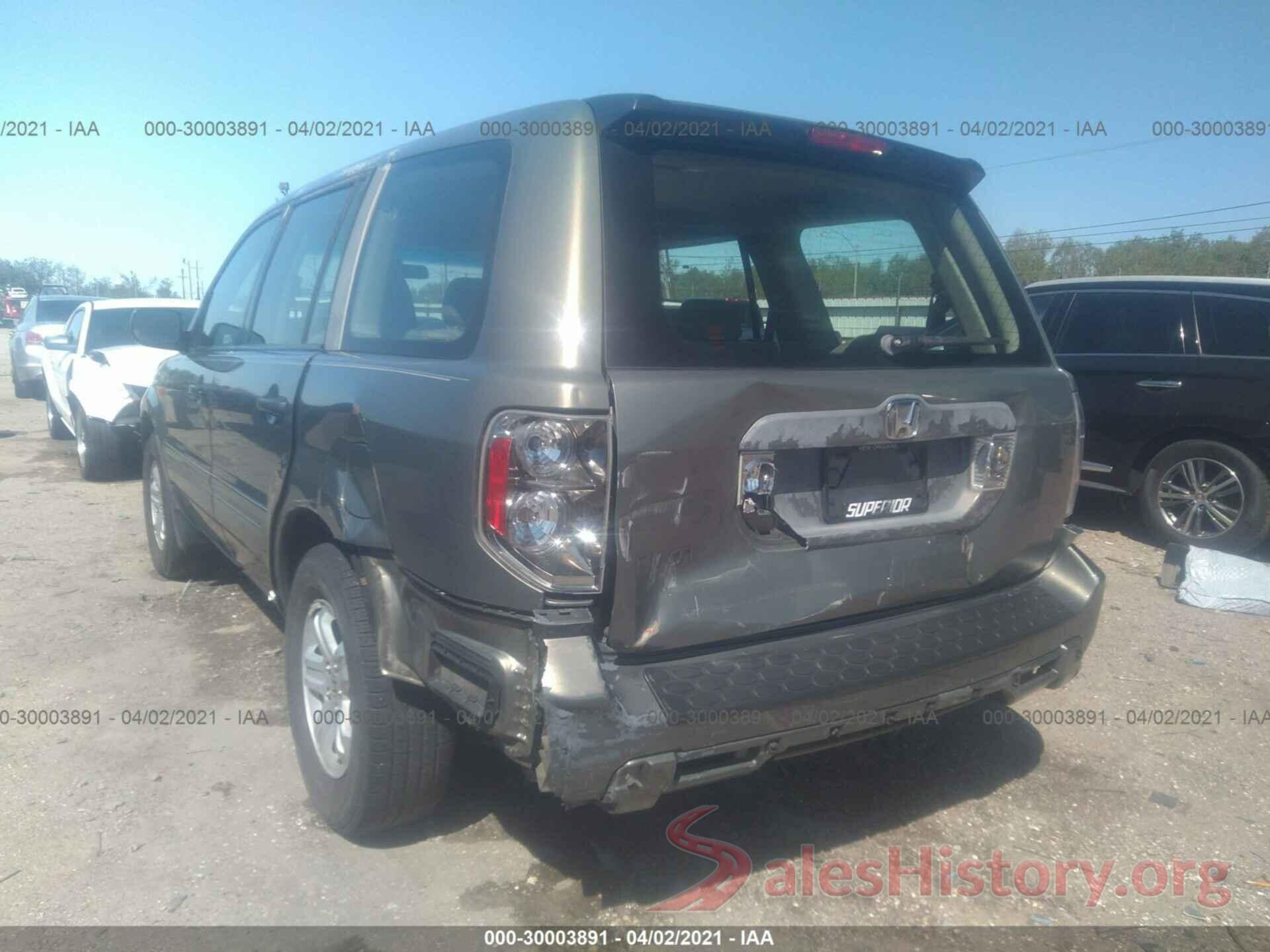 5NPE24AF7KH797993 2007 HONDA PILOT