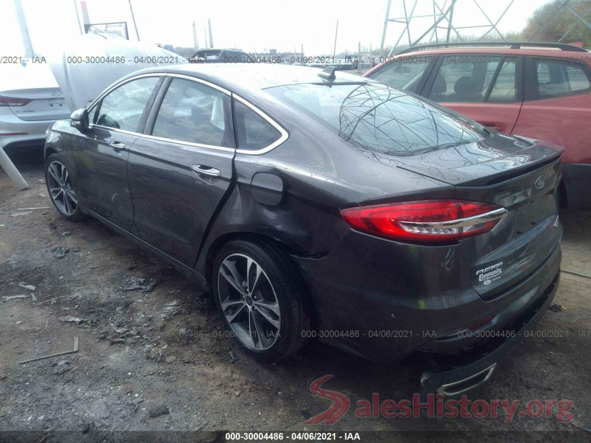 3FA6P0D93KR152491 2019 FORD FUSION