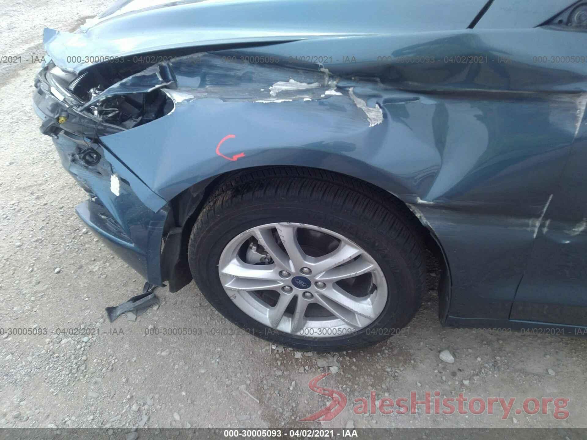 3FA6P0HD8JR143105 2018 FORD FUSION