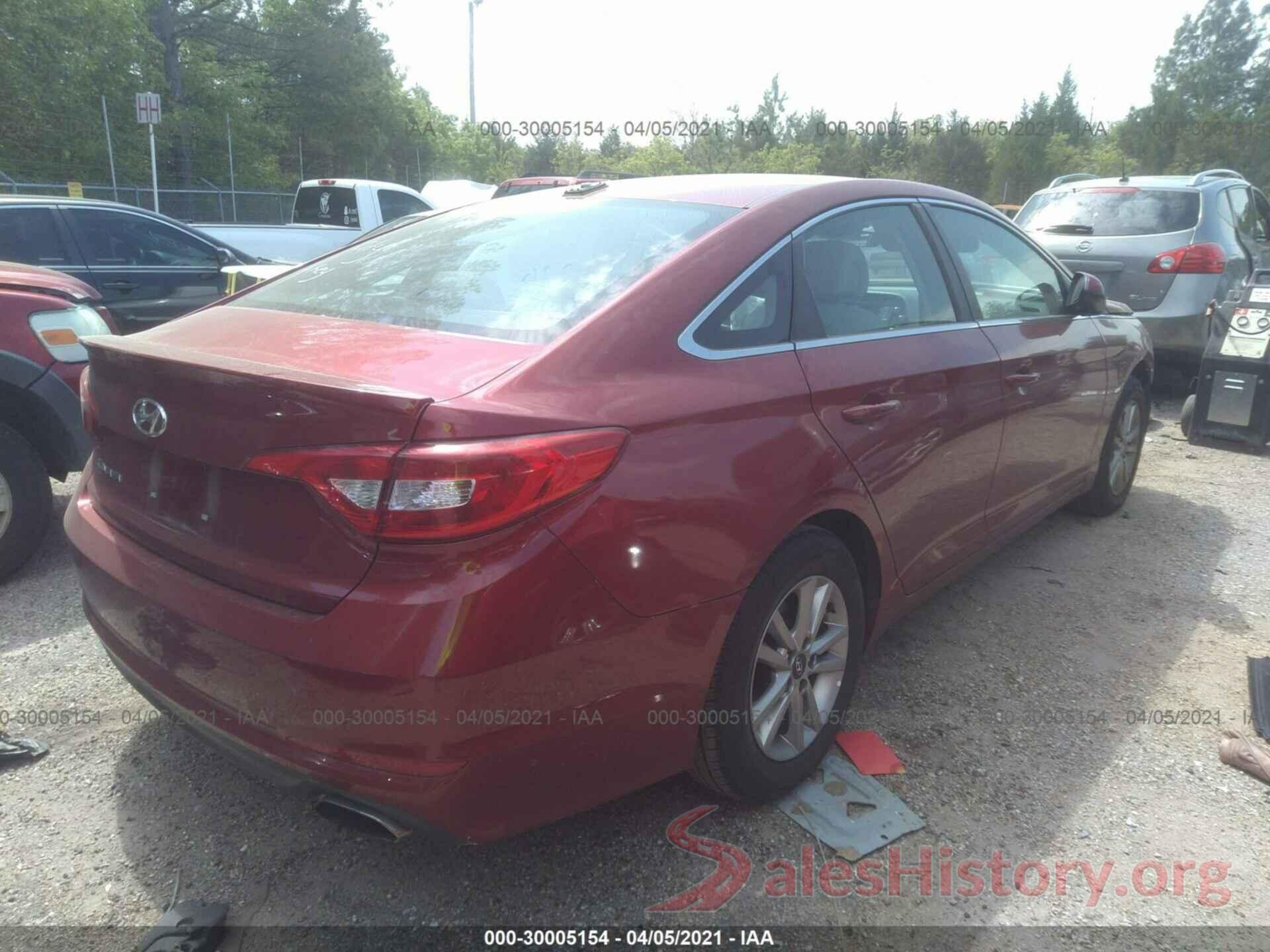 5NPE24AF3GH393953 2016 HYUNDAI SONATA