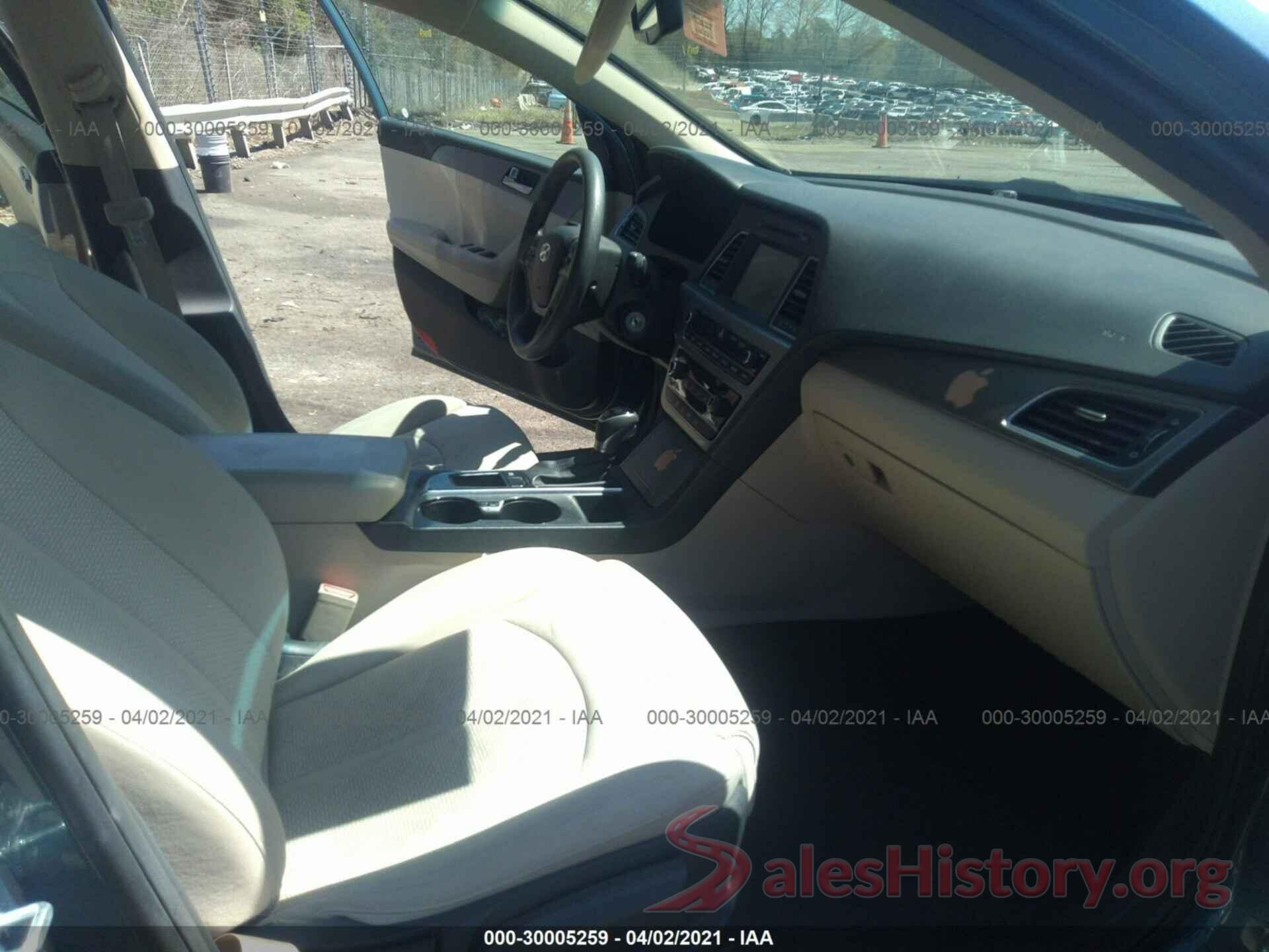 5NPE24AF5HH447657 2017 HYUNDAI SONATA