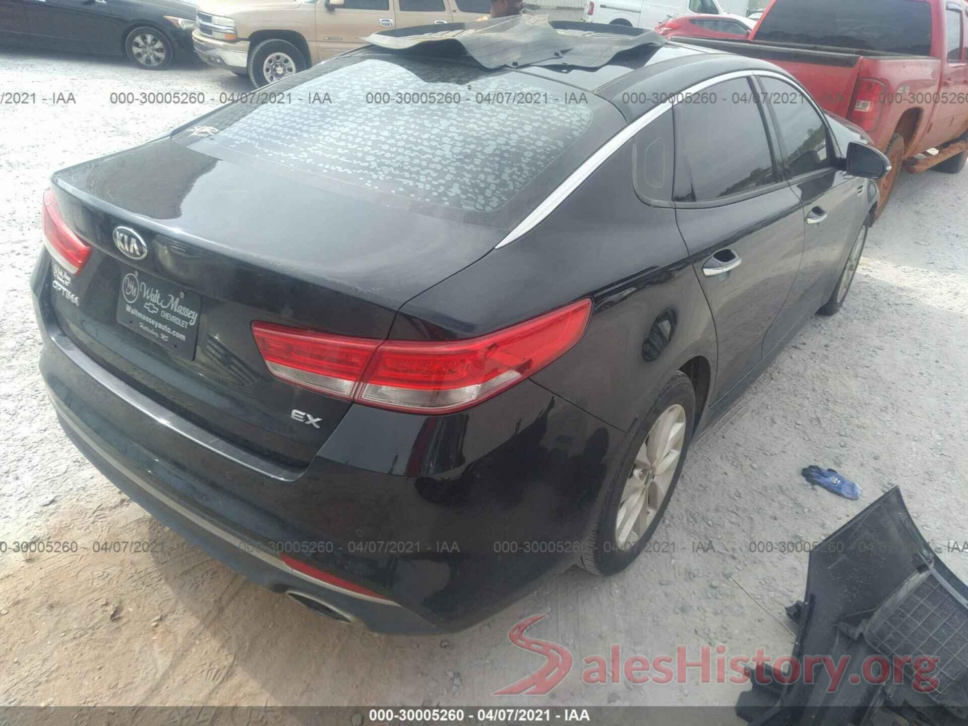 5XXGU4L3XGG034603 2016 KIA OPTIMA