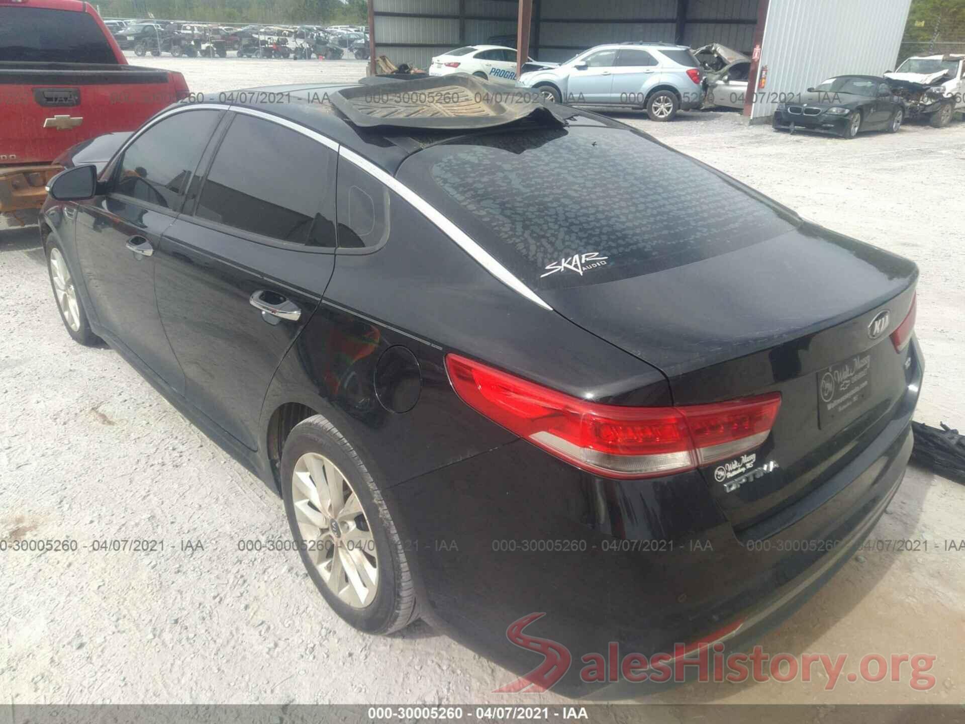 5XXGU4L3XGG034603 2016 KIA OPTIMA