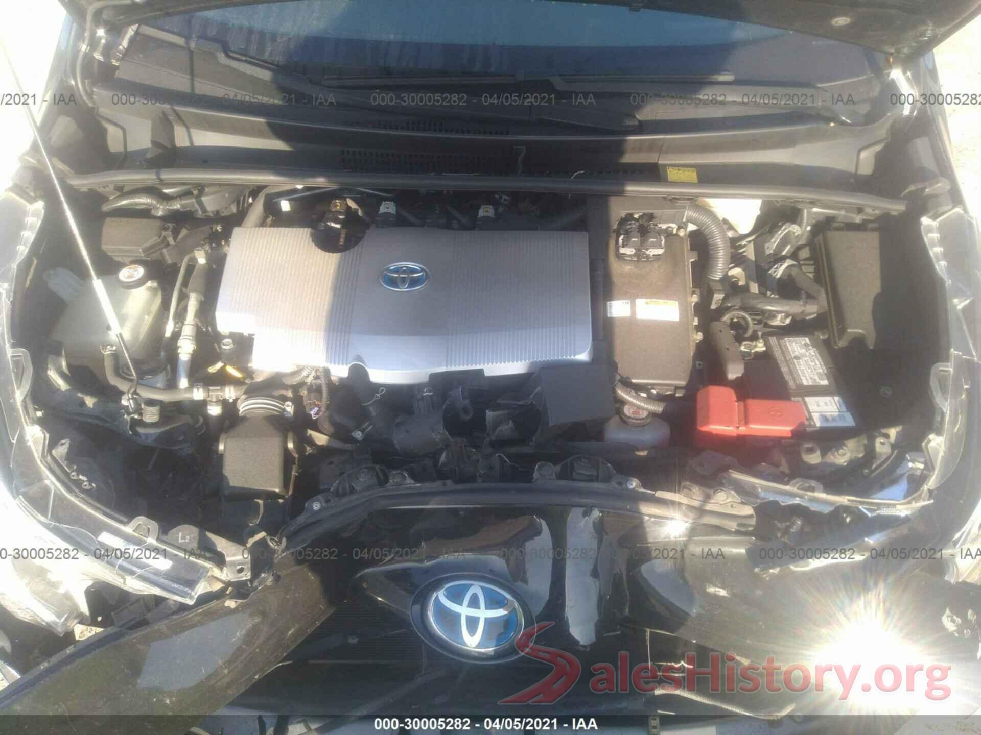 JTDKARFU9H3030578 2017 TOYOTA PRIUS