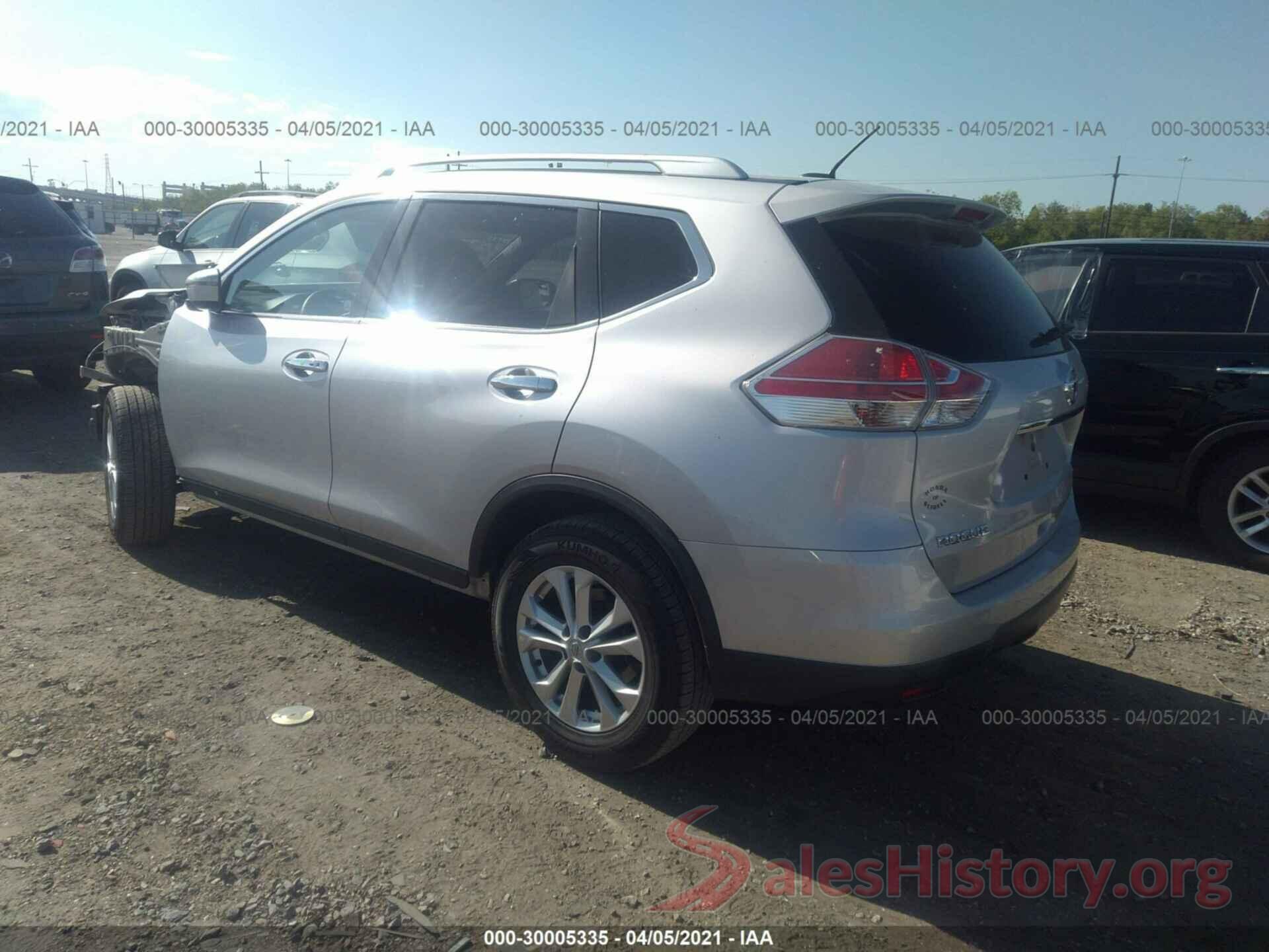 KNMAT2MT7GP710445 2016 NISSAN ROGUE