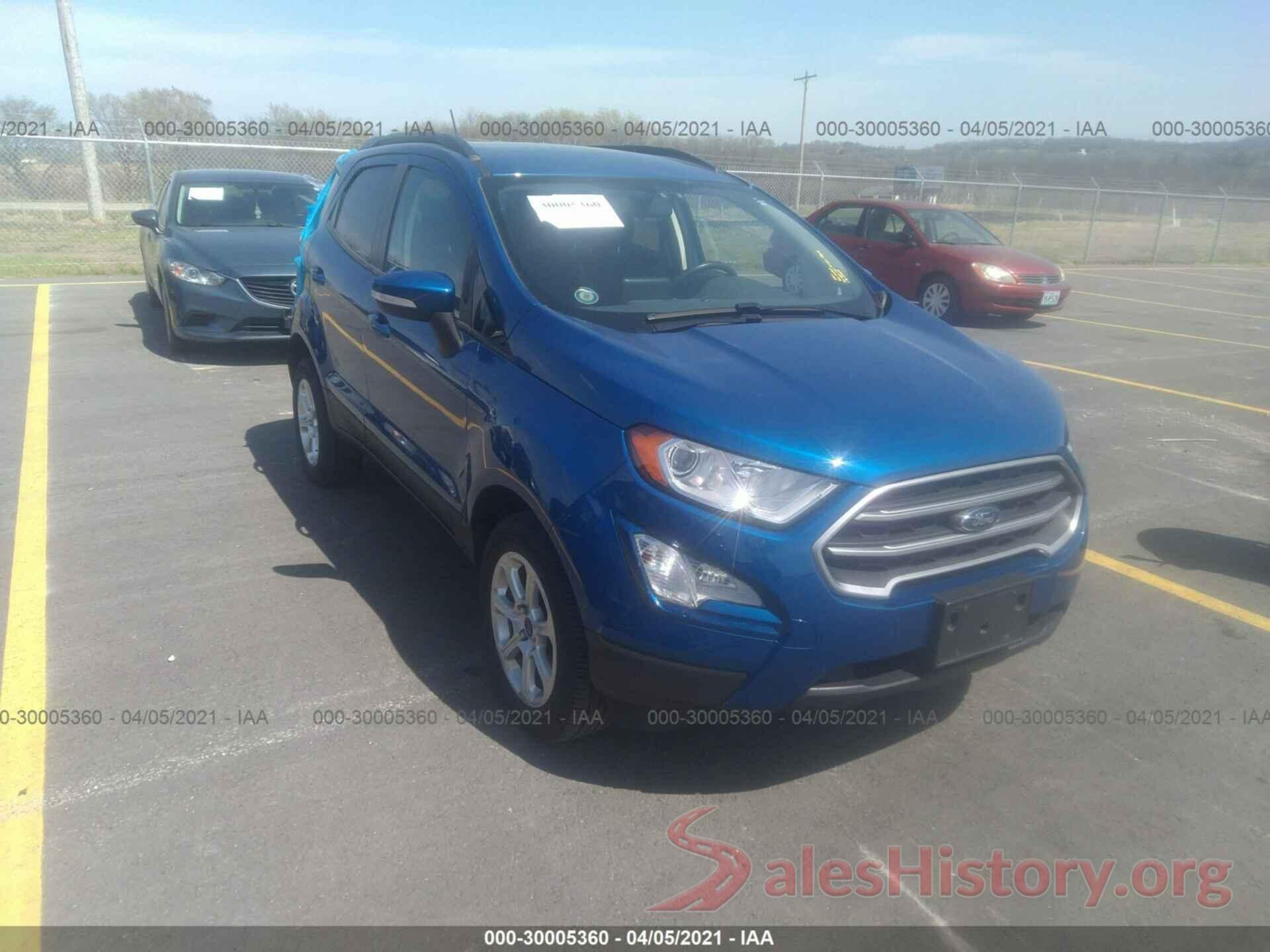 MAJ6P1UL0JC170882 2018 FORD ECOSPORT