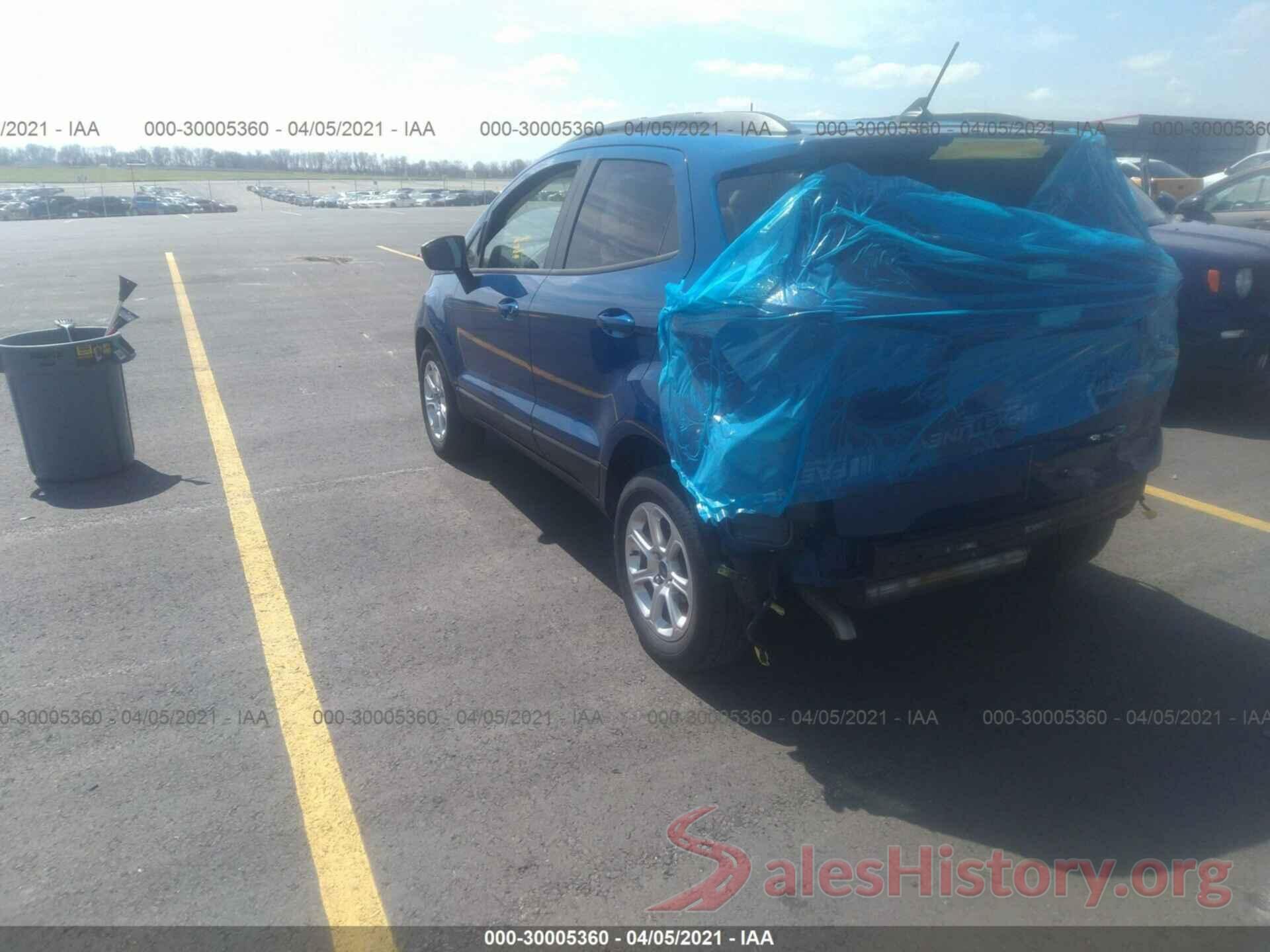 MAJ6P1UL0JC170882 2018 FORD ECOSPORT