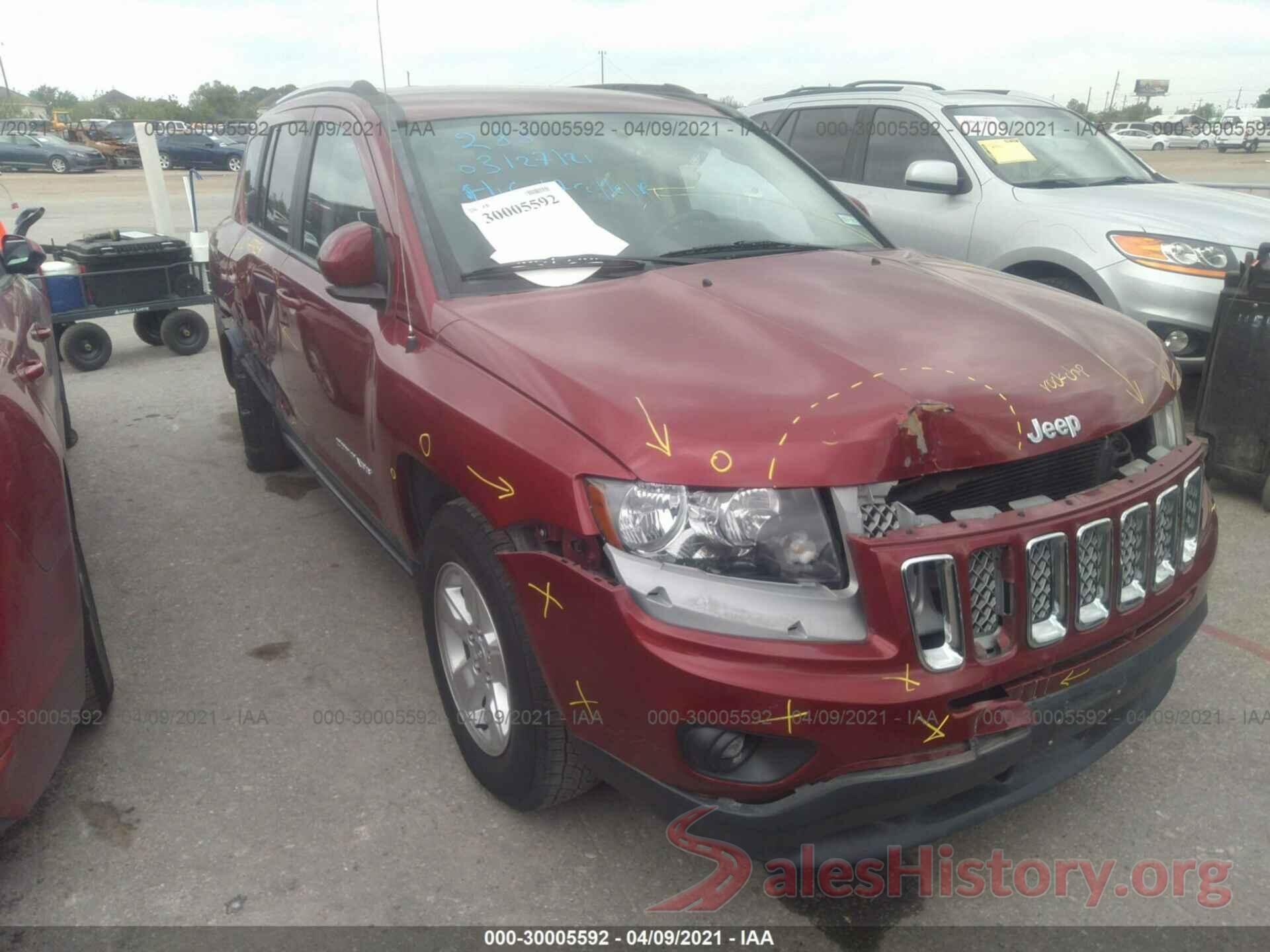 1C4NJCEA3HD115234 2017 JEEP COMPASS