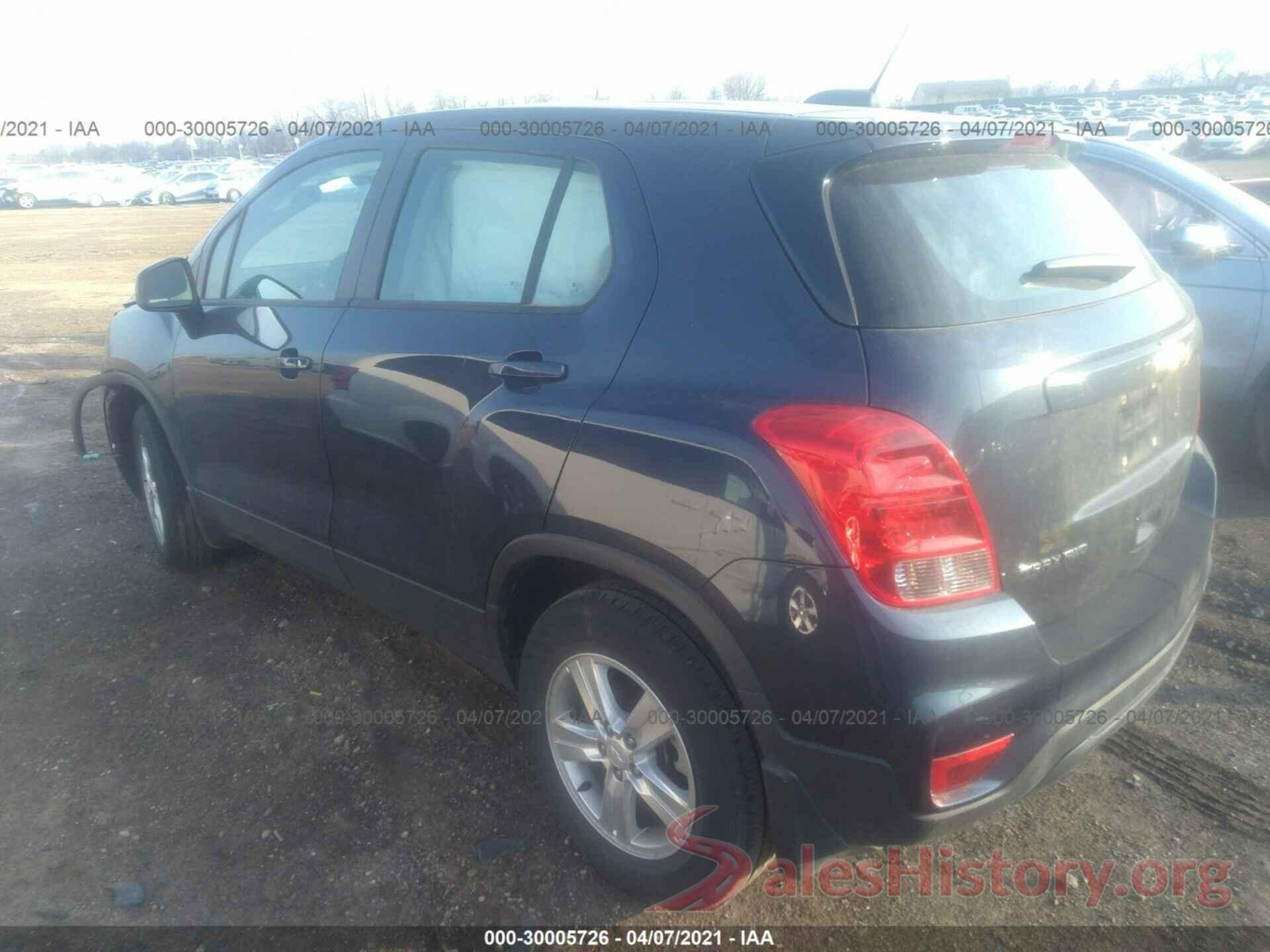 3GNCJNSB1JL297166 2018 CHEVROLET TRAX