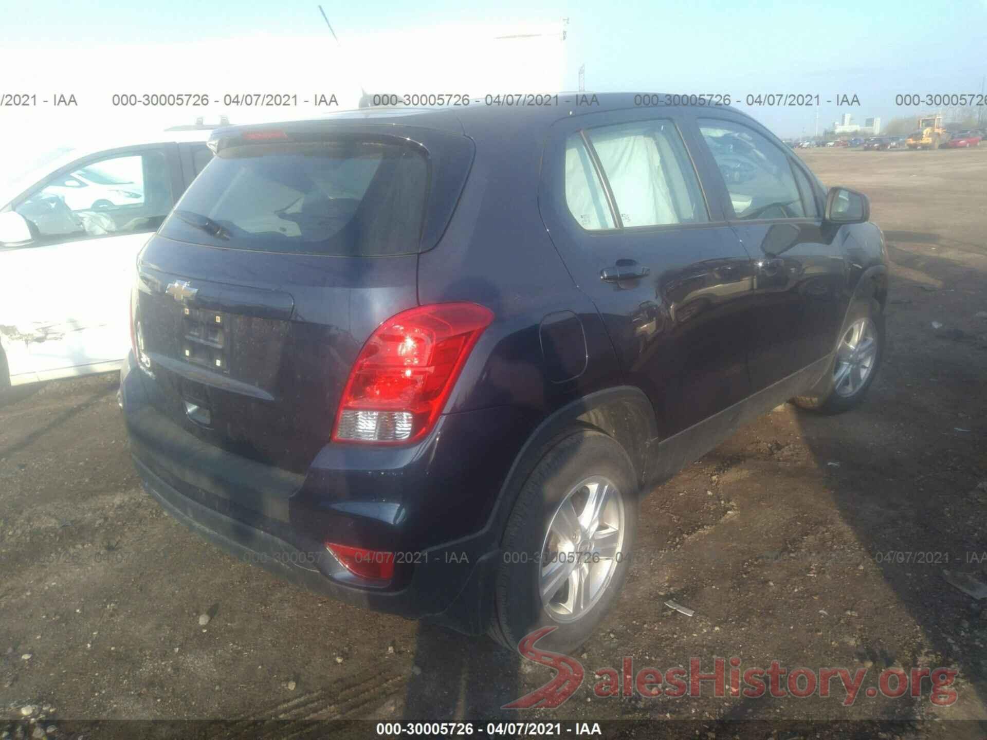 3GNCJNSB1JL297166 2018 CHEVROLET TRAX