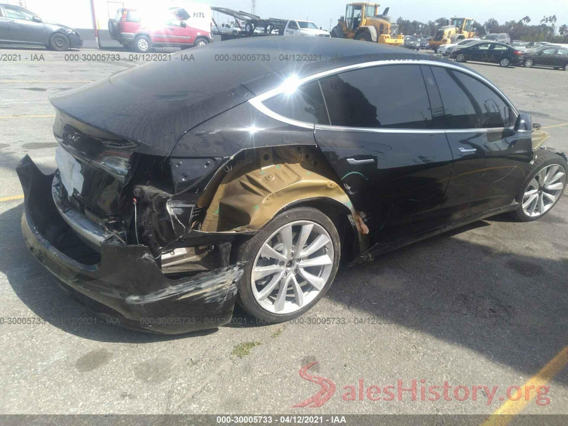 5YJ3E1EA5KF357409 2019 TESLA MODEL 3